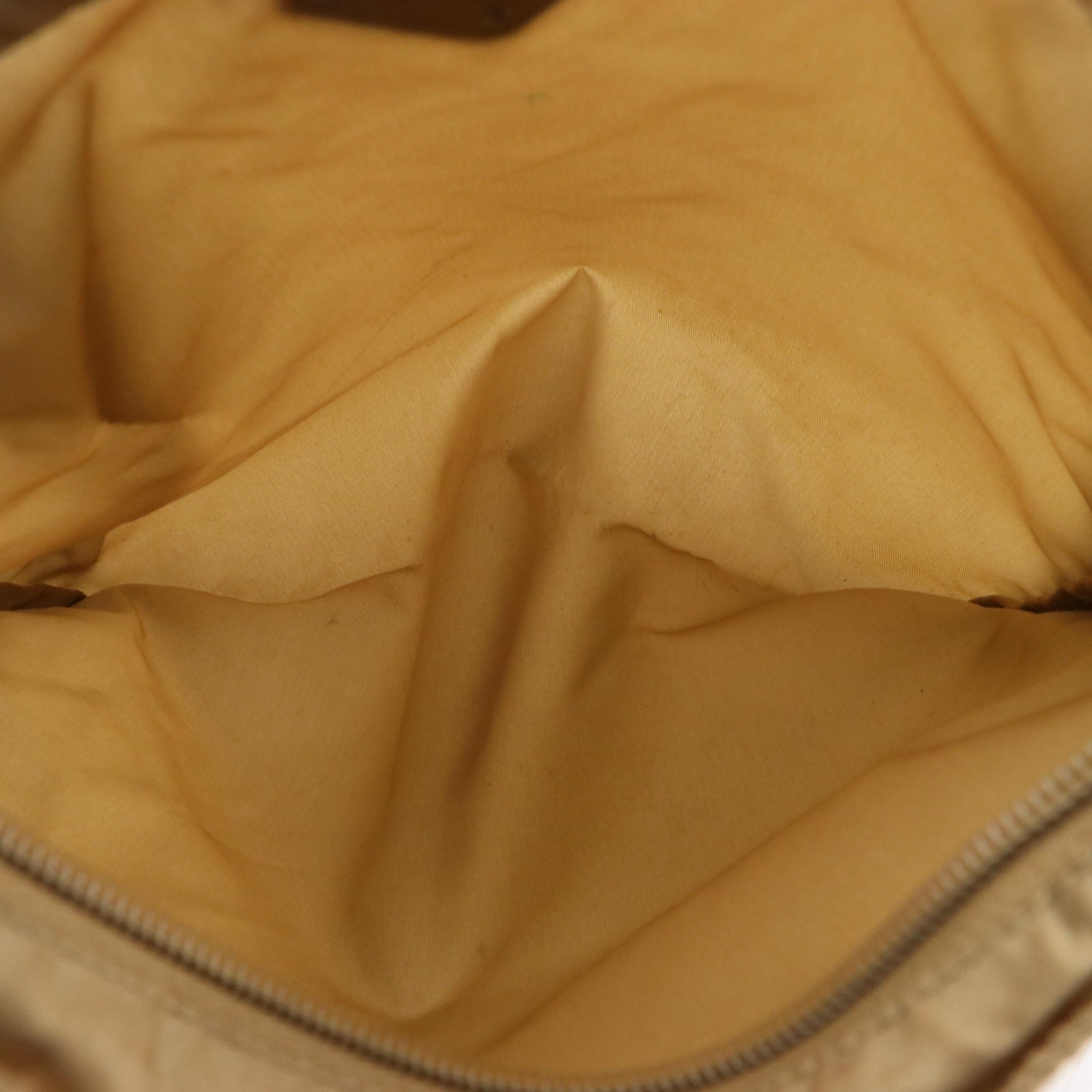 Prada Khaki Nylon Flat Zippered Crossbody Bag