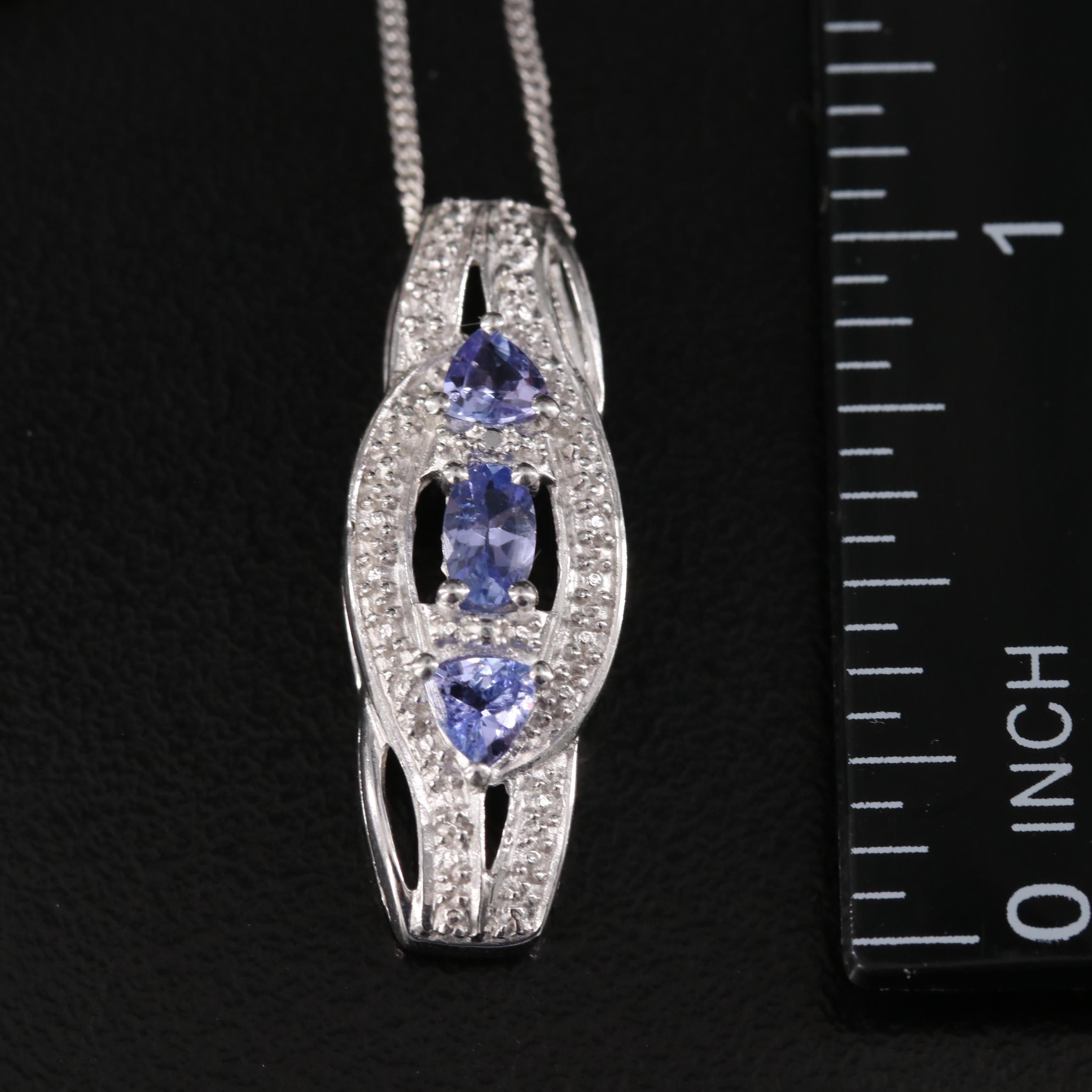 Sterling Gemstone Jewelry Including Mystic Topaz, Tanzanite and Blue Topaz