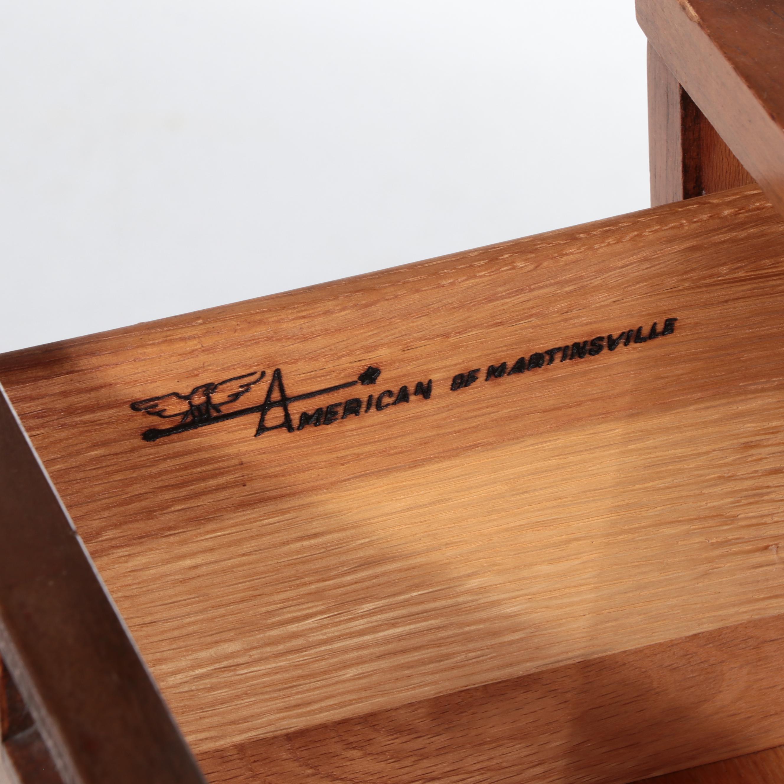 American of Martinsville Mid Century Modern Walnut Five-Drawer Chest