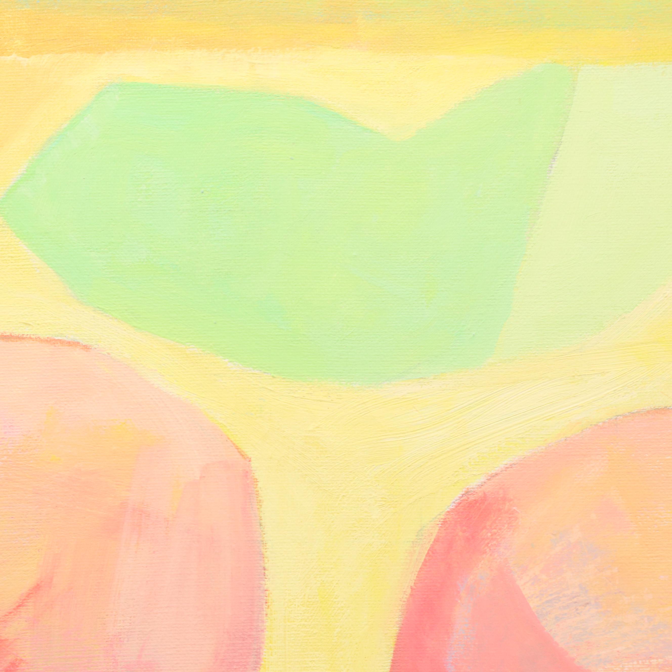 Roslyn C. Bliss Abstract Acrylic Painting, Late 20th Century