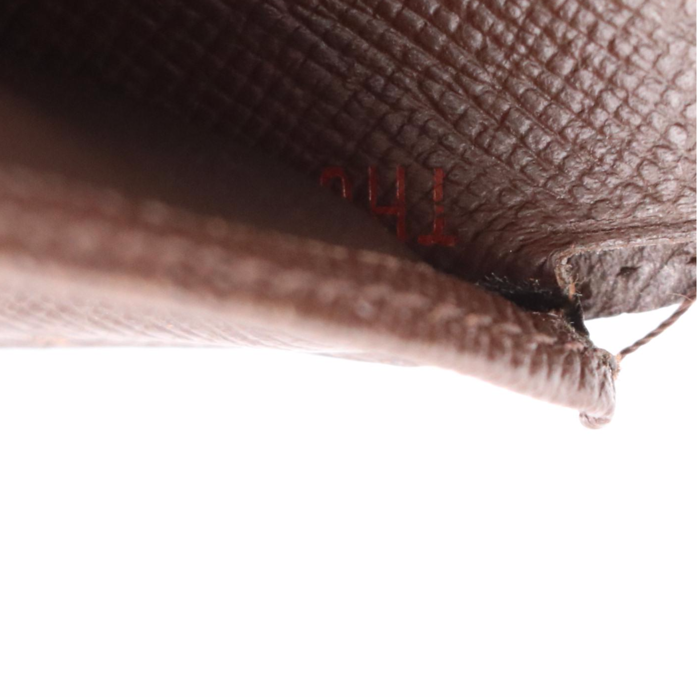 Louis Vuitton French Purse Wallet in Damier Ébène Canvas