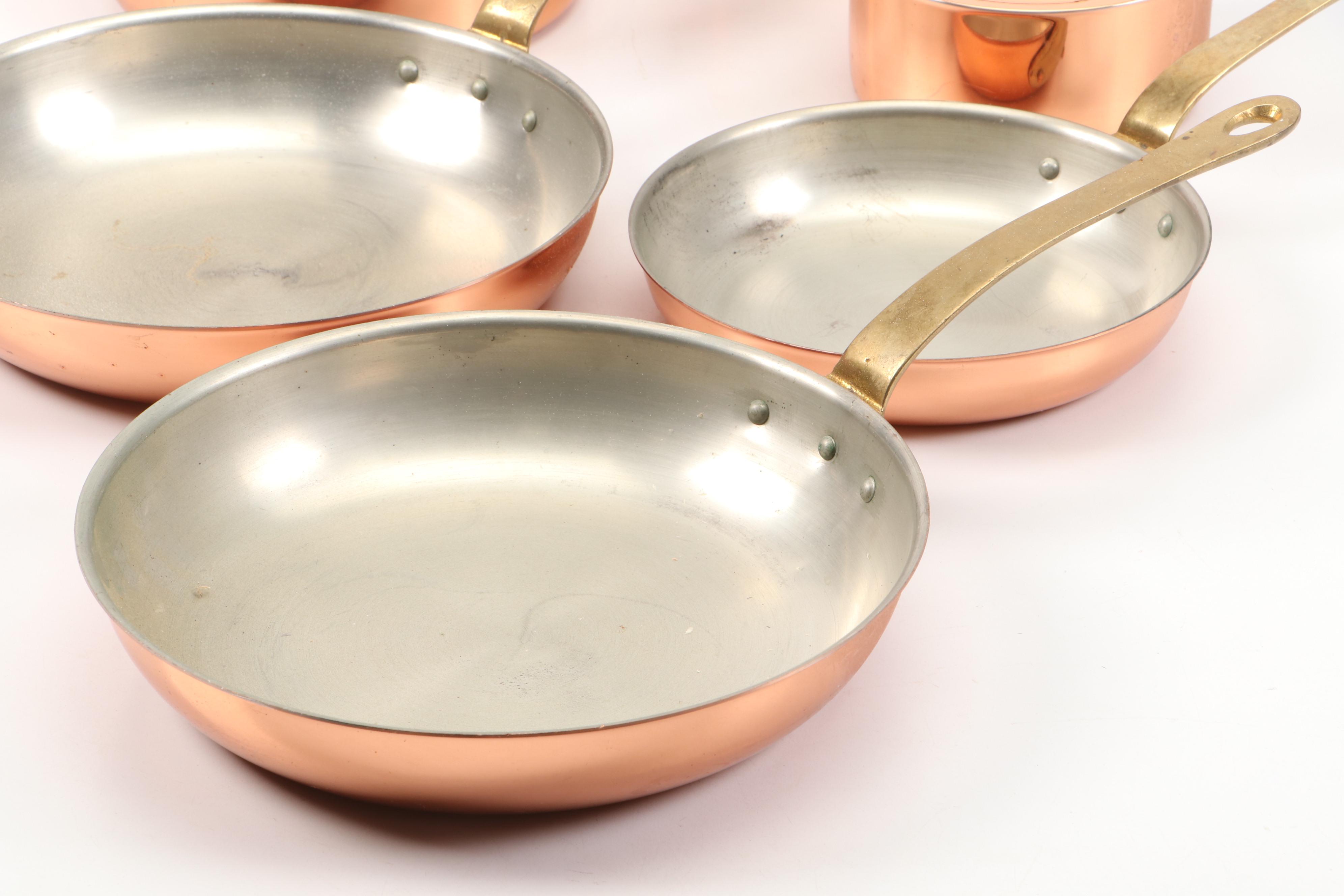 ODI and Other Portuguese Copper Plated Pots and Pans