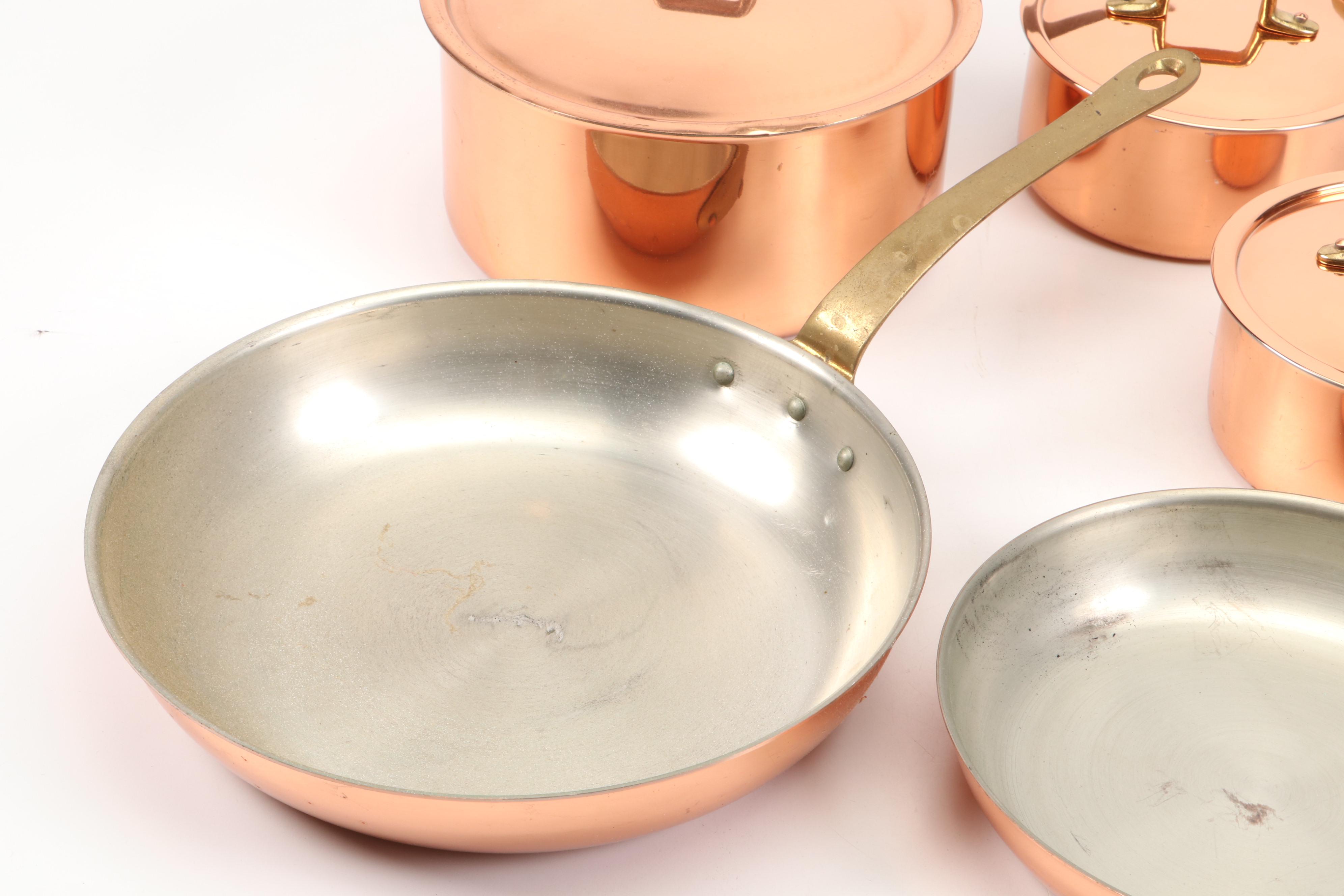 ODI and Other Portuguese Copper Plated Pots and Pans