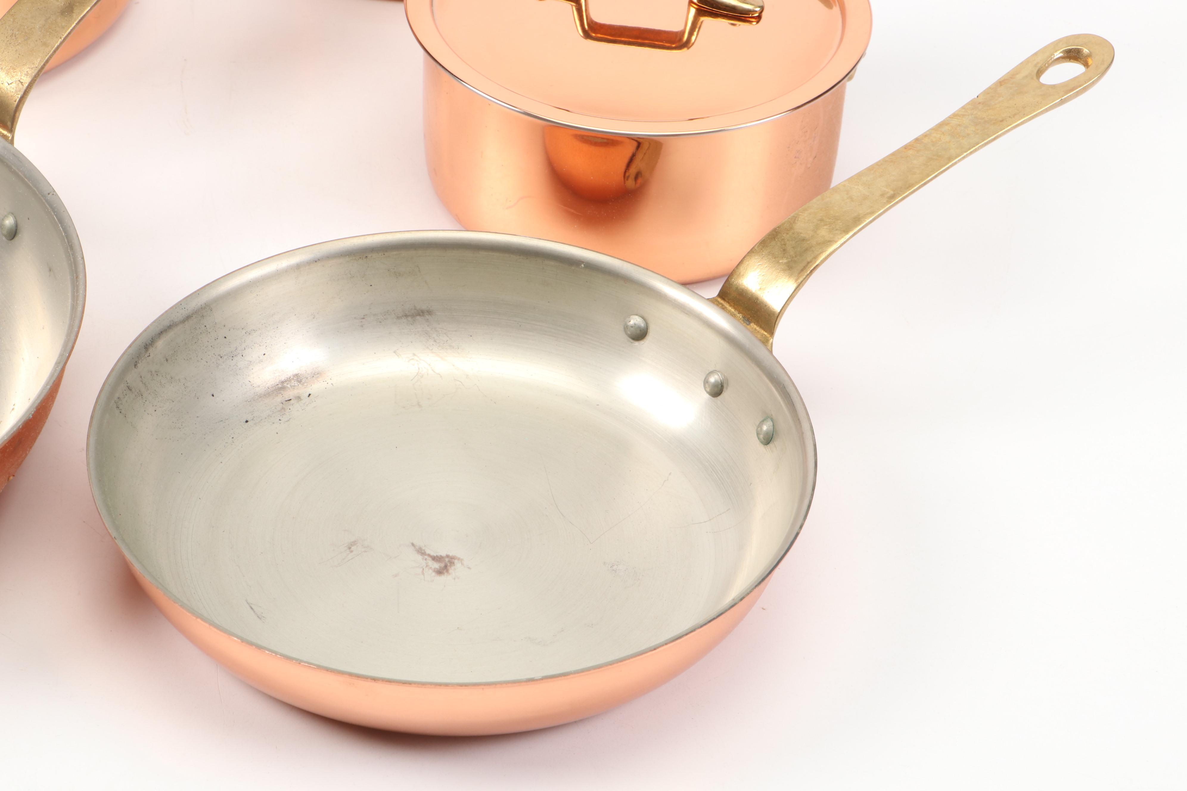 ODI and Other Portuguese Copper Plated Pots and Pans