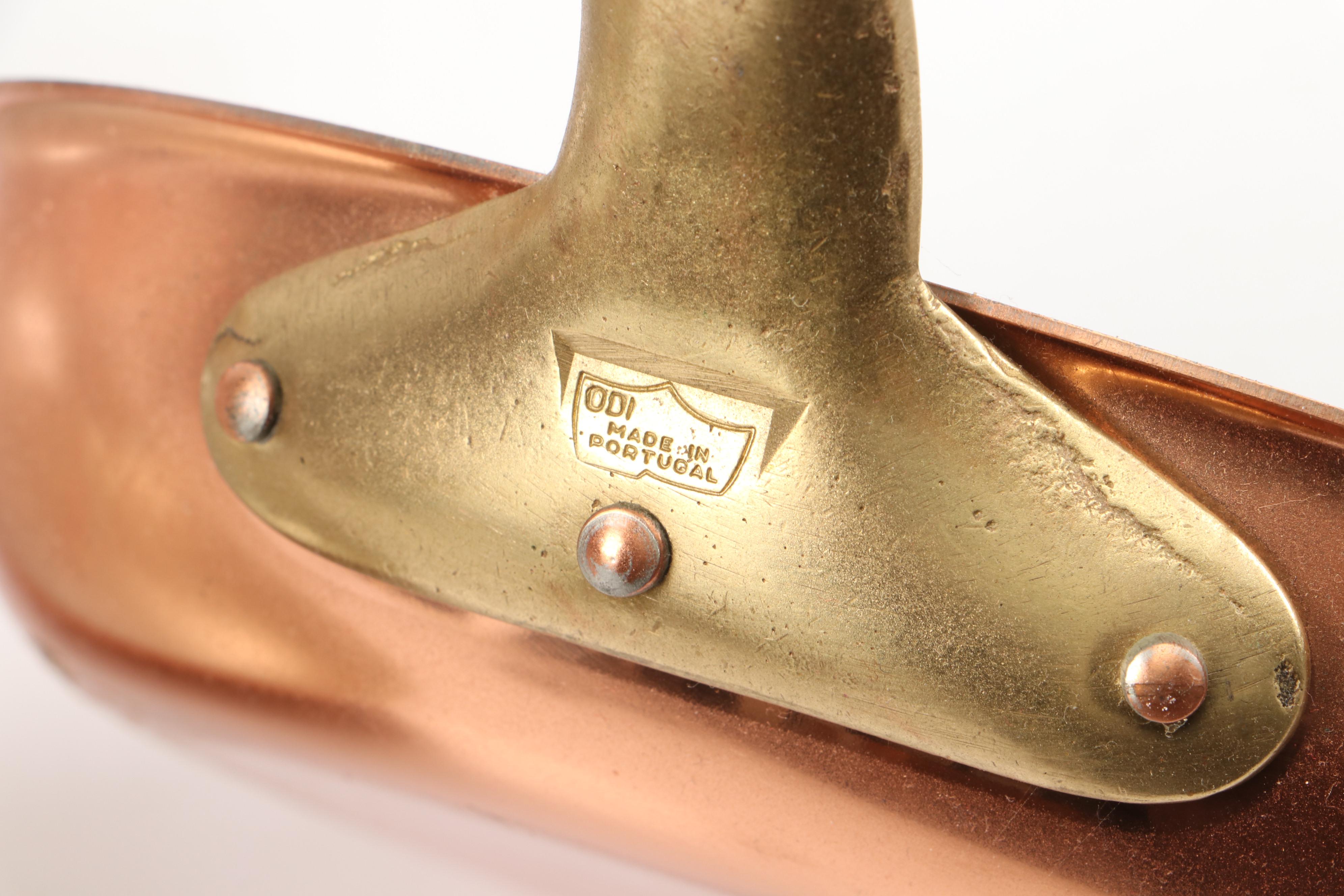 ODI and Other Portuguese Copper Plated Pots and Pans