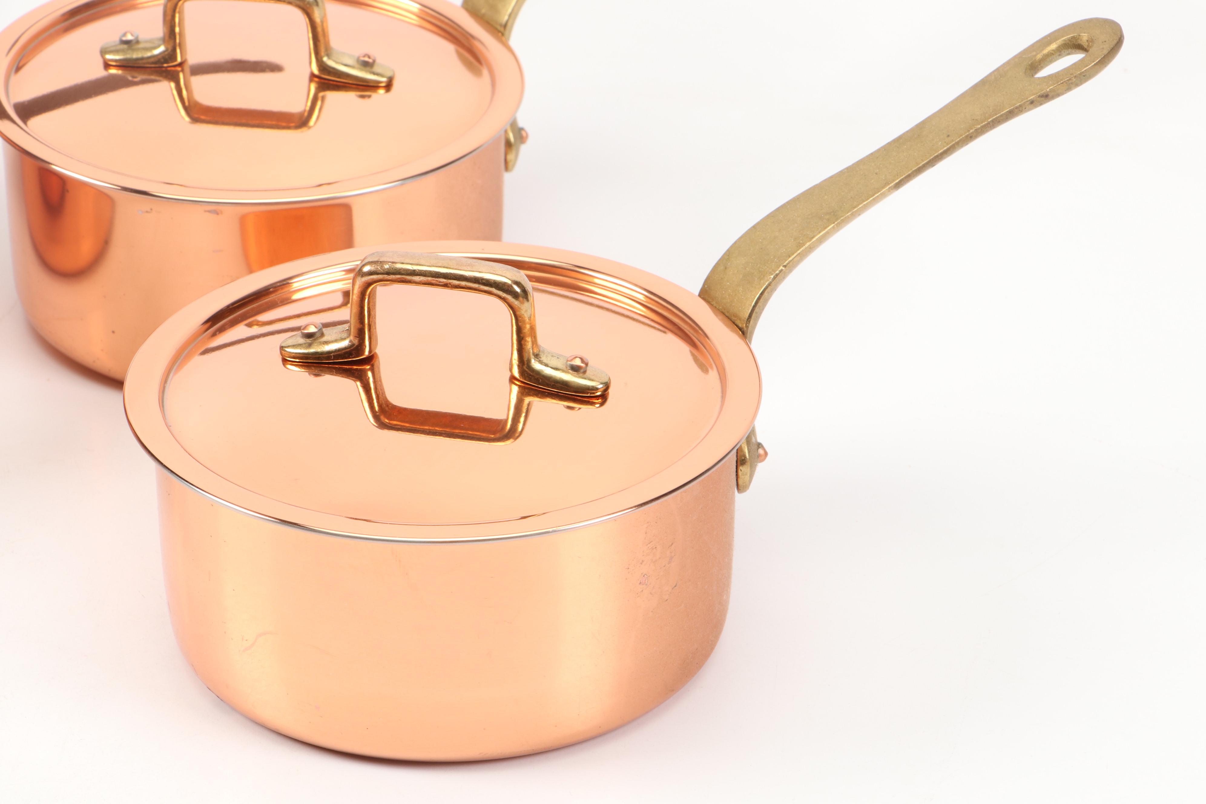 ODI and Other Portuguese Copper Plated Pots and Pans
