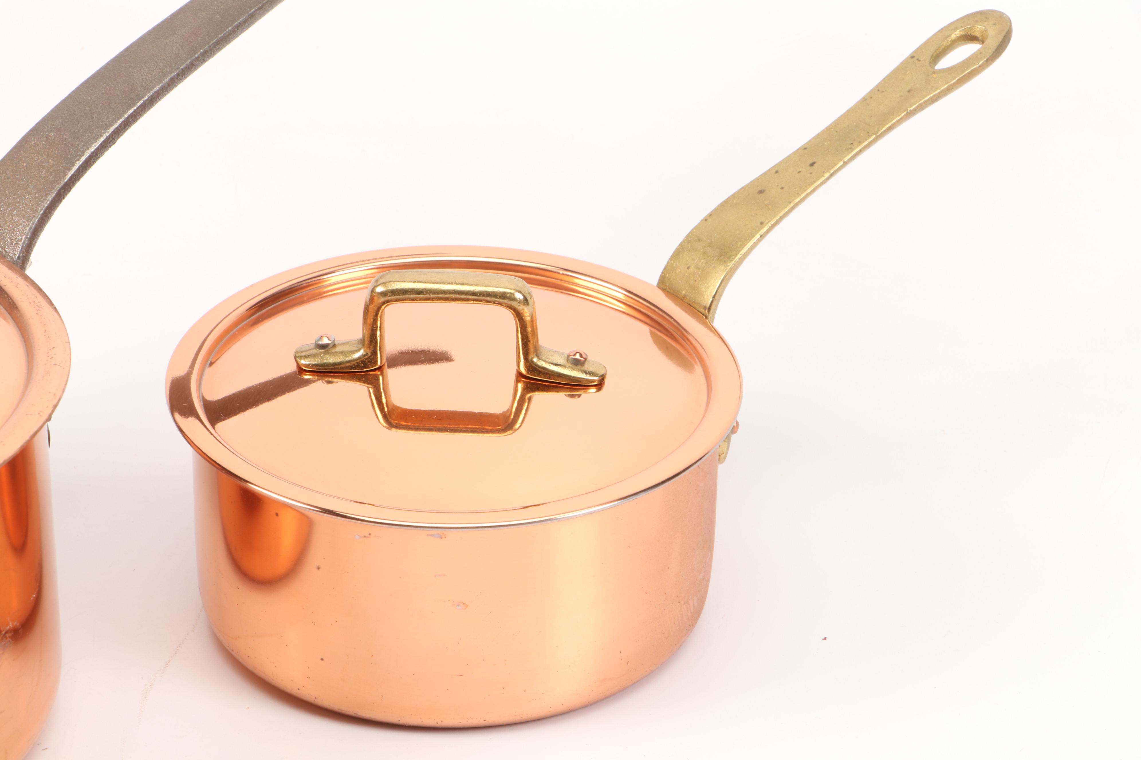 ODI and Other Portuguese Copper Plated Pots and Pans