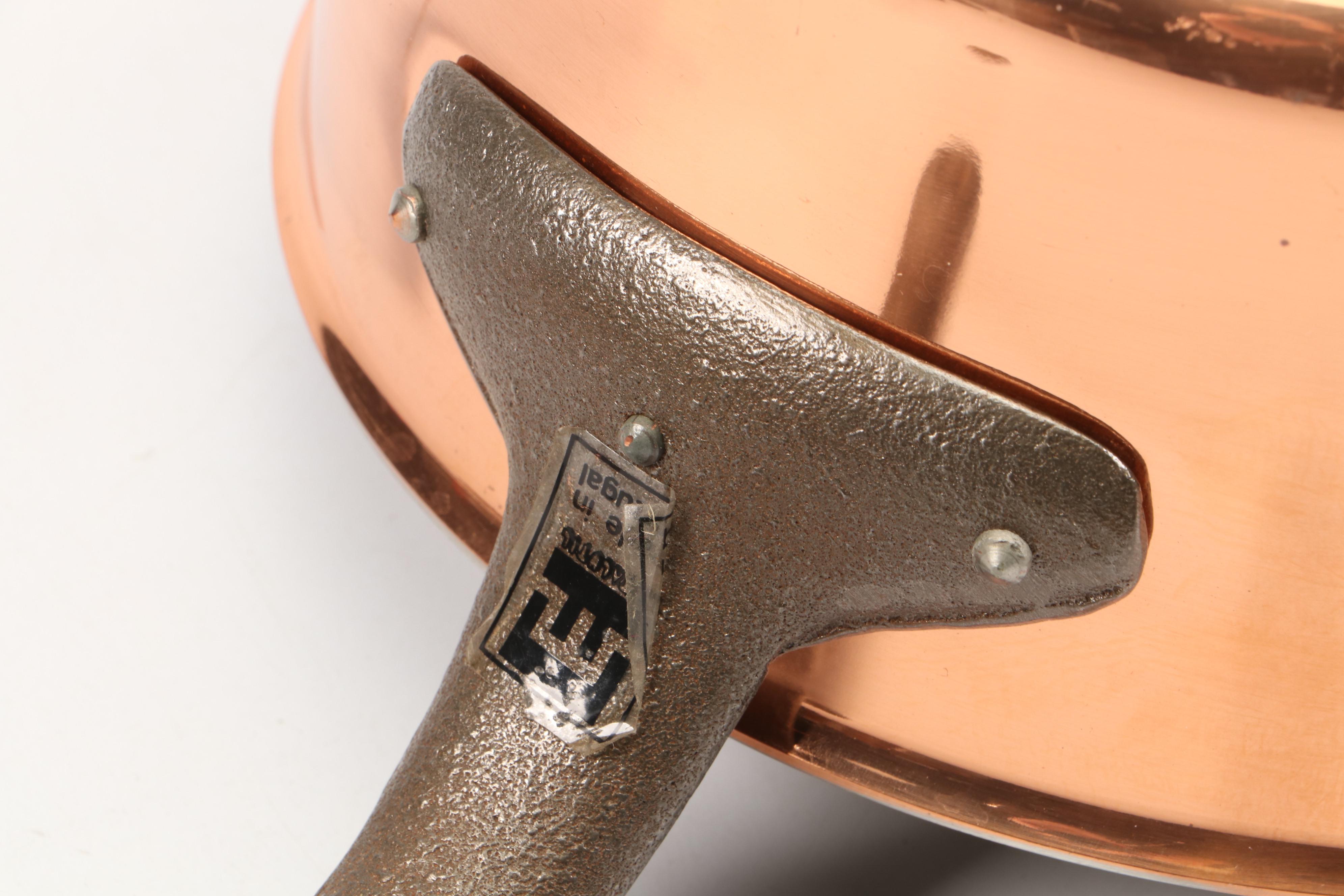 ODI and Other Portuguese Copper Plated Pots and Pans