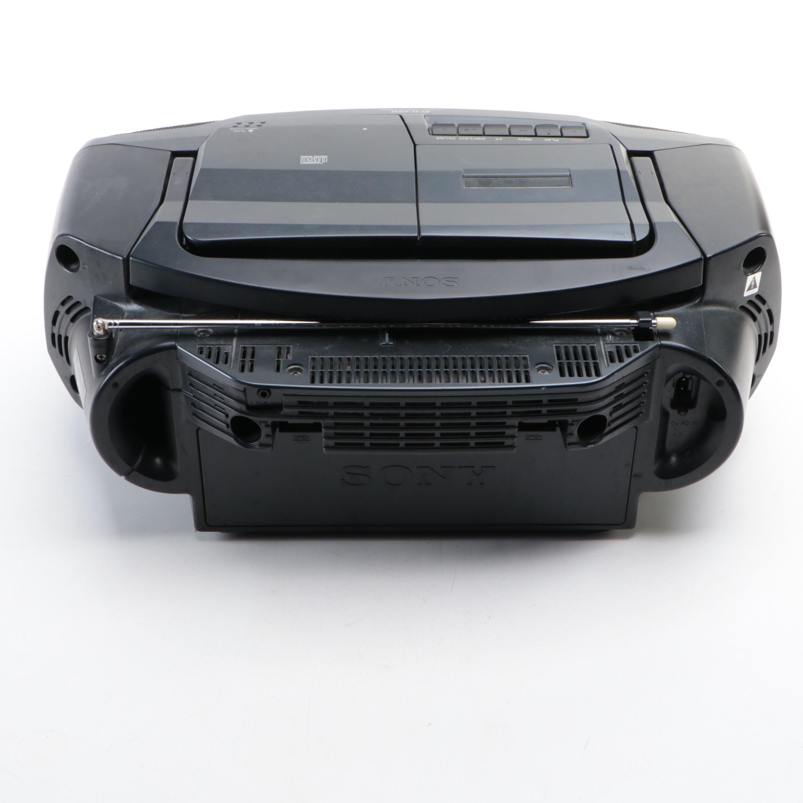 Sony Model CFD-G50 Portable Cassette/CD Player Boombox