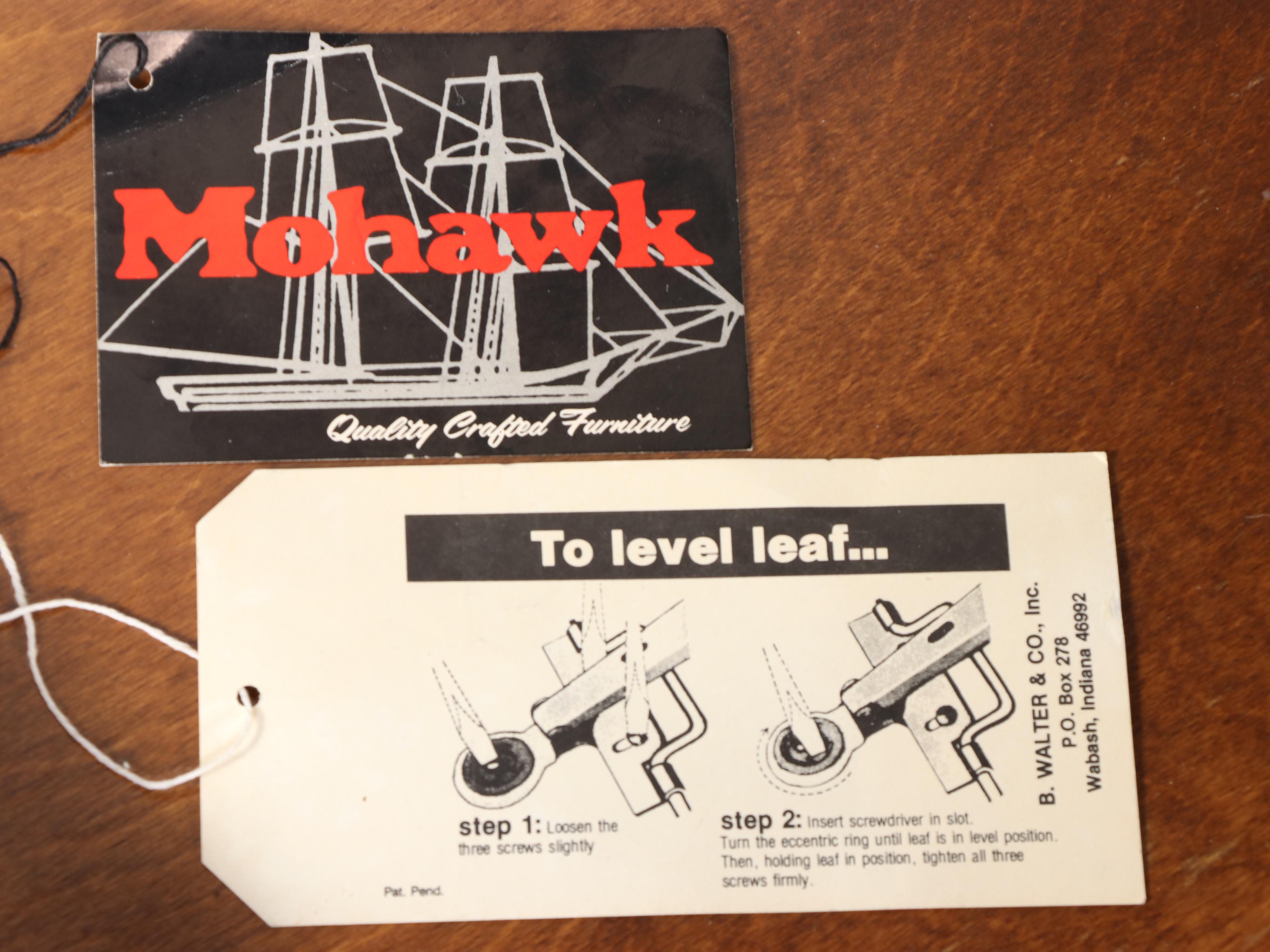 Mohawk Furniture Oak Drop-Leaf Tea Cart, Late 20th Century