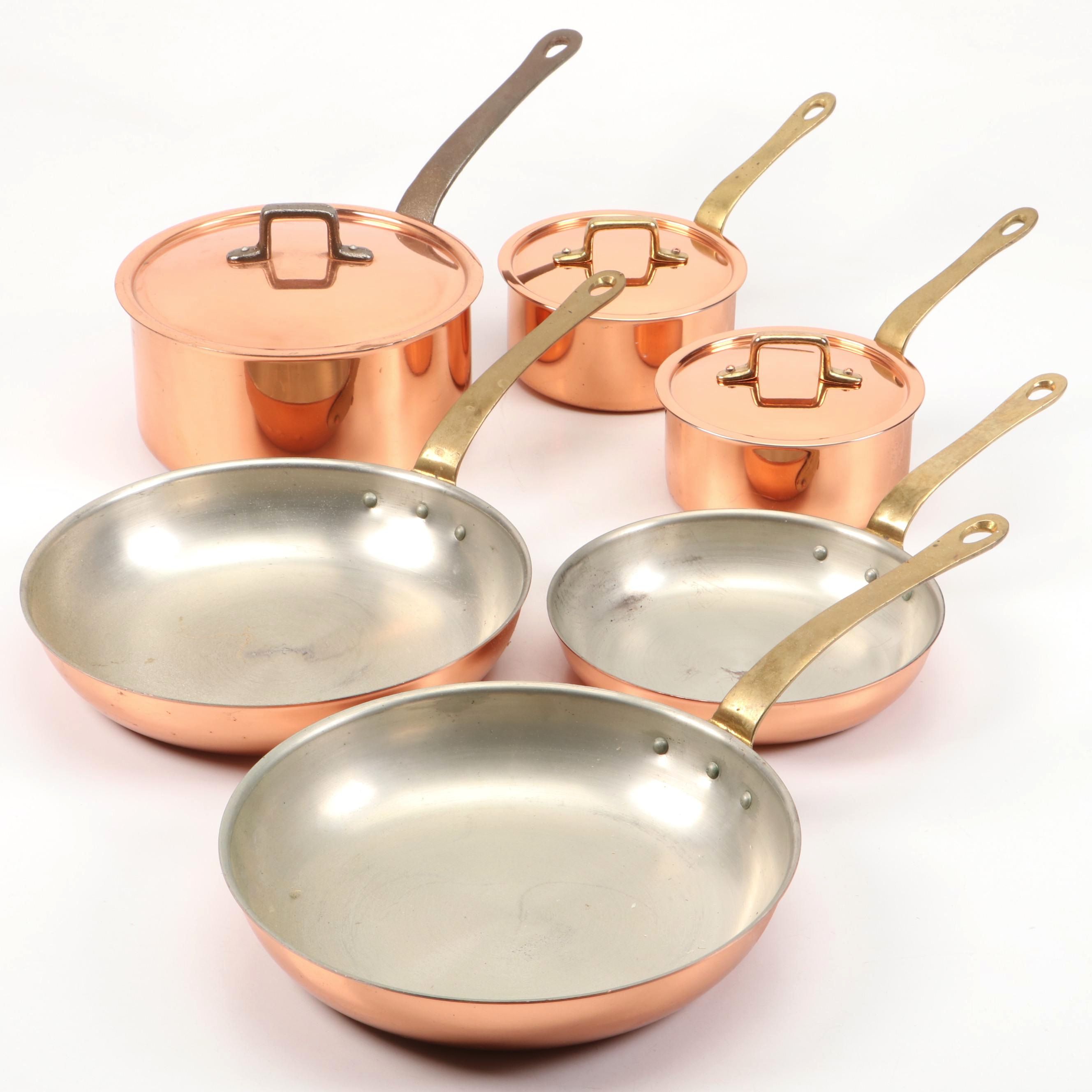 ODI and Other Portuguese Copper Plated Pots and Pans