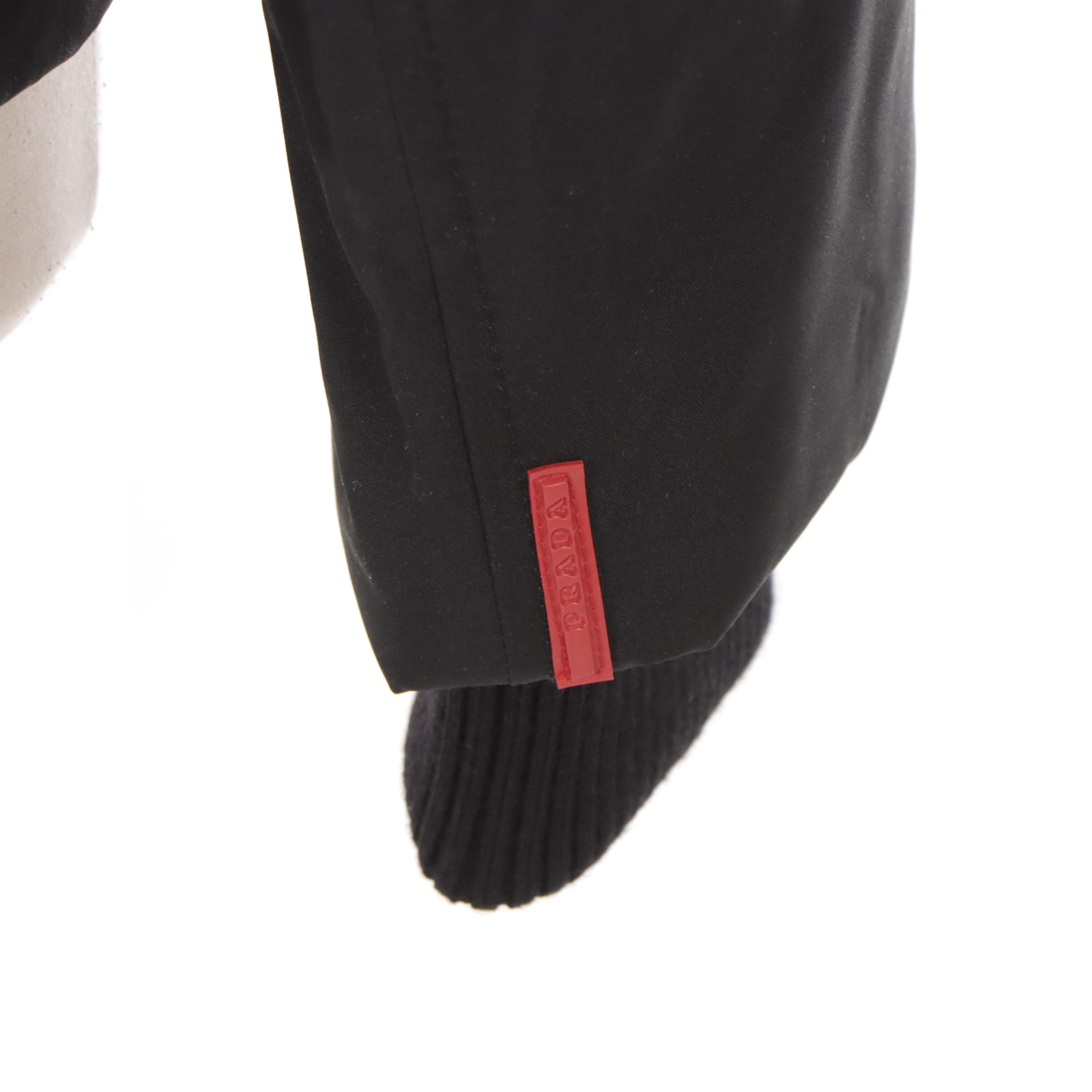 Prada Sport Belted Ski Jacket 280216 with Dyed Raccoon Fur Trim and Tags