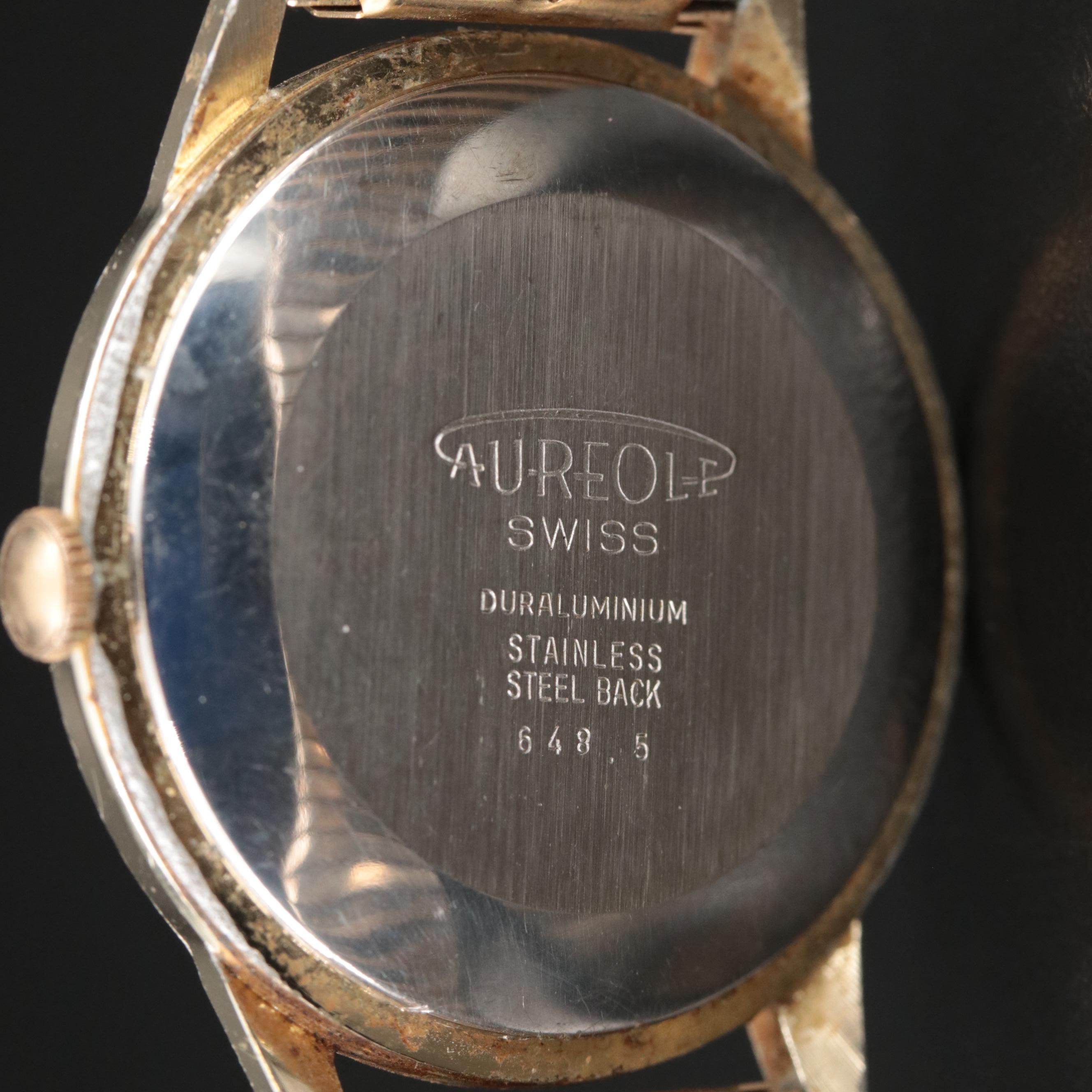 Vintage Swiss Made Aureole 17 Jewels Watch