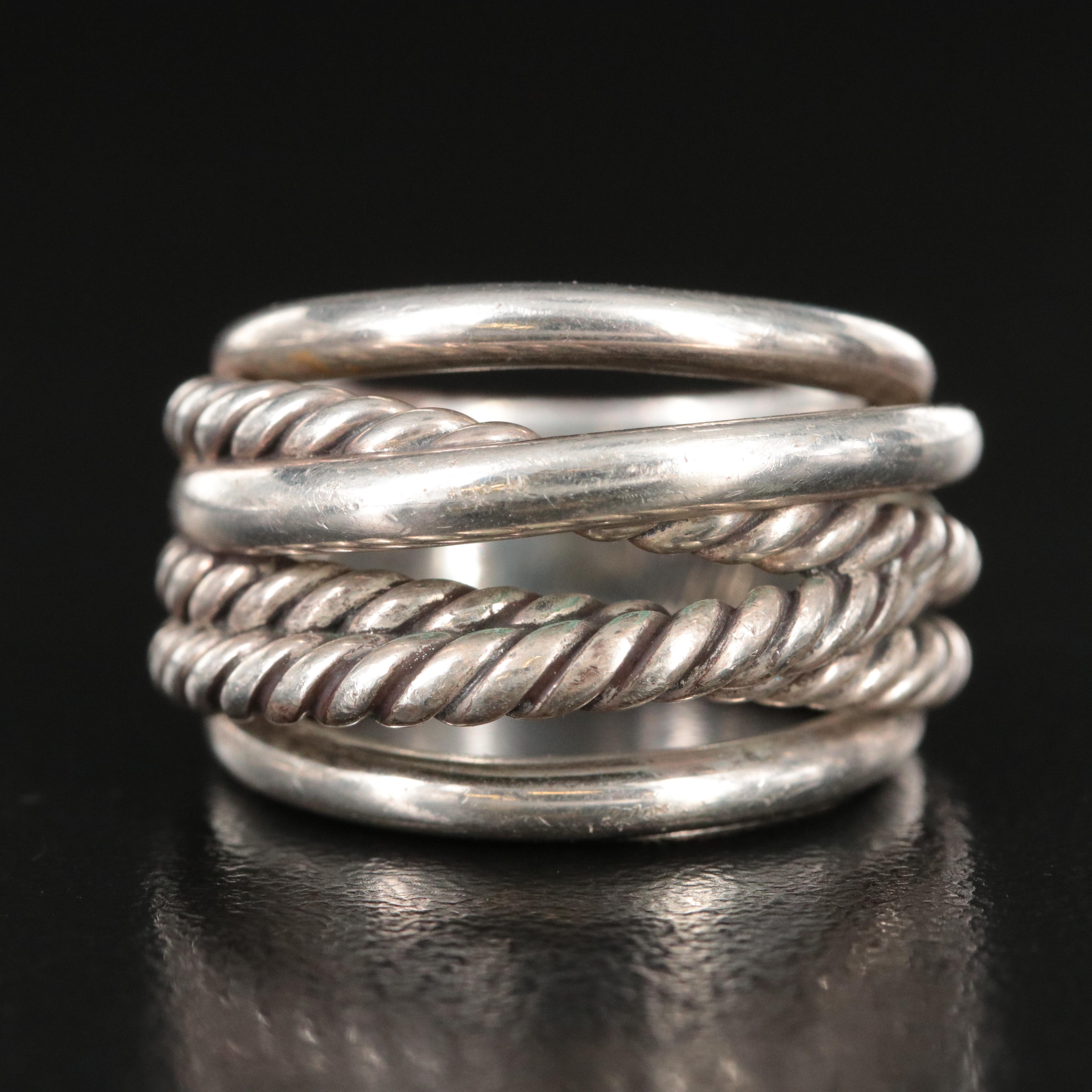 David Yurman Crossover Sterling Ring