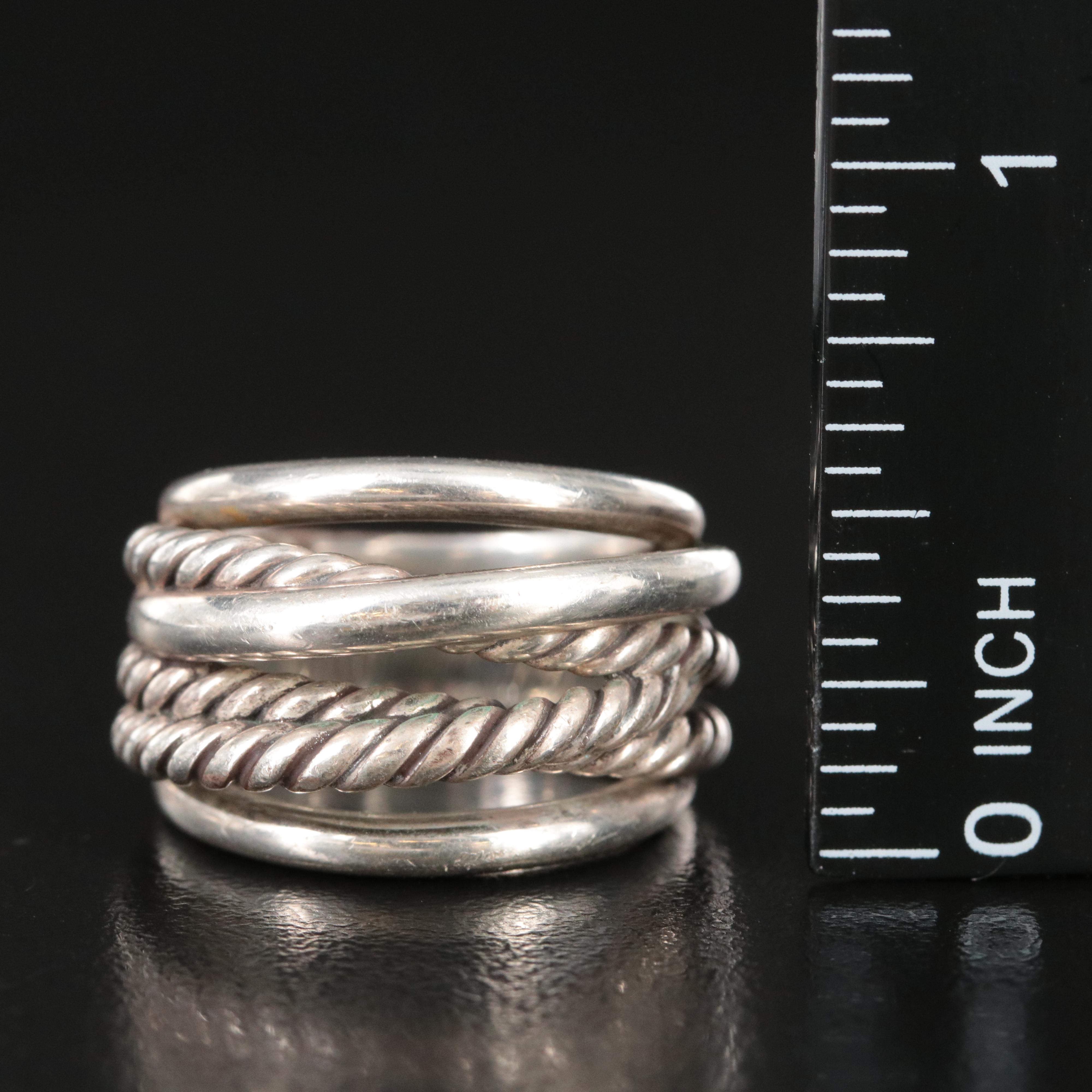 David Yurman Crossover Sterling Ring