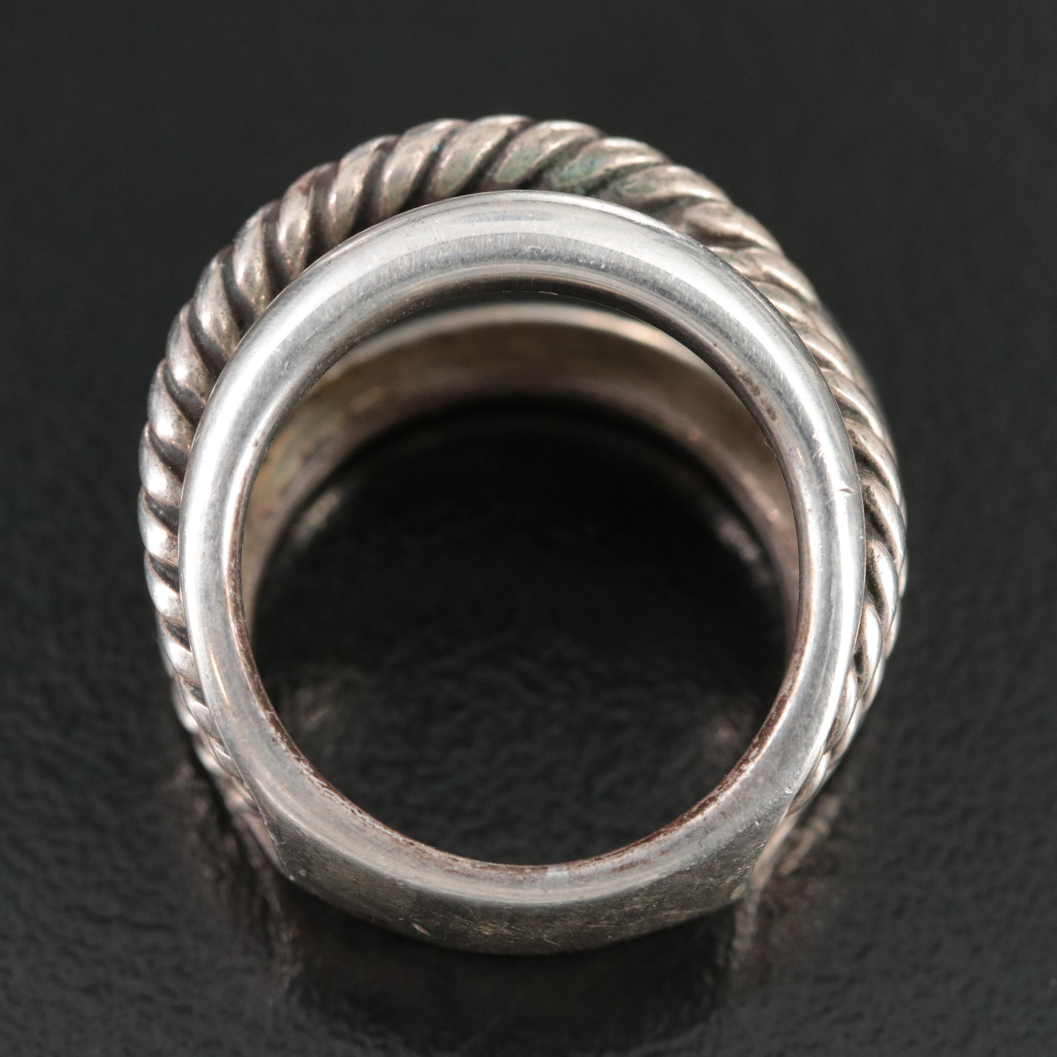 David Yurman Crossover Sterling Ring