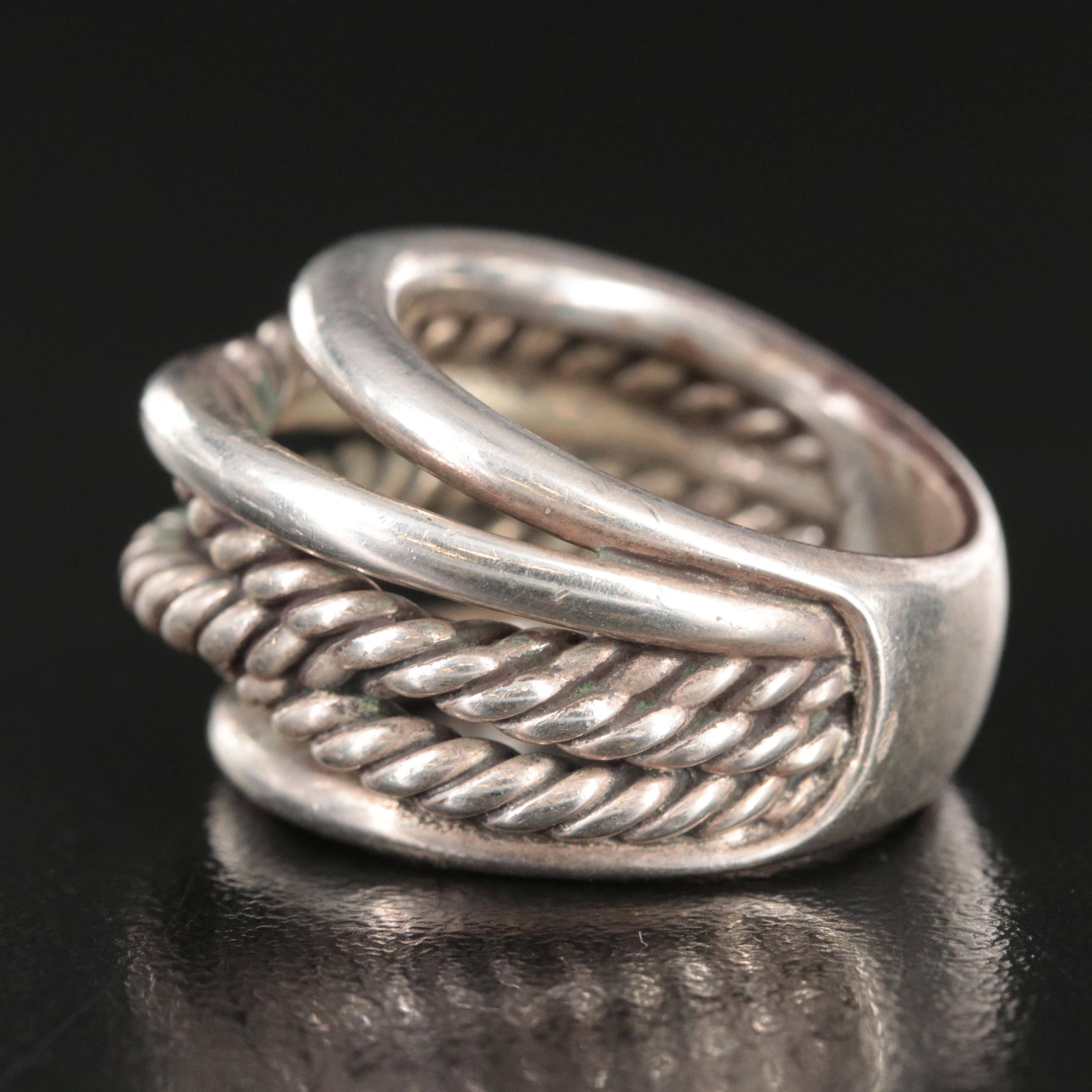 David Yurman Crossover Sterling Ring