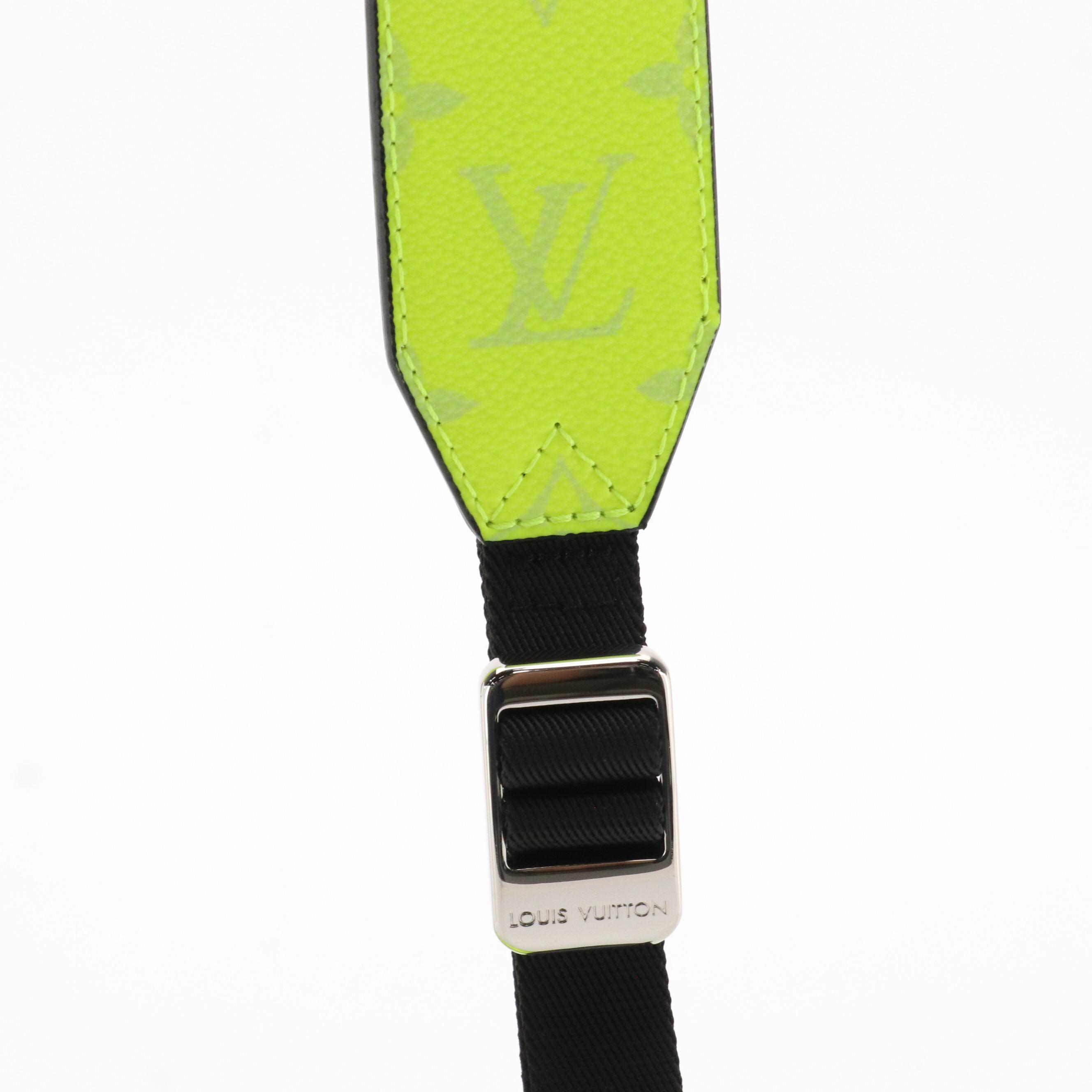 Louis Vuitton Outdoor Messenger Bag in Neon Monogram Taïgarama Leather