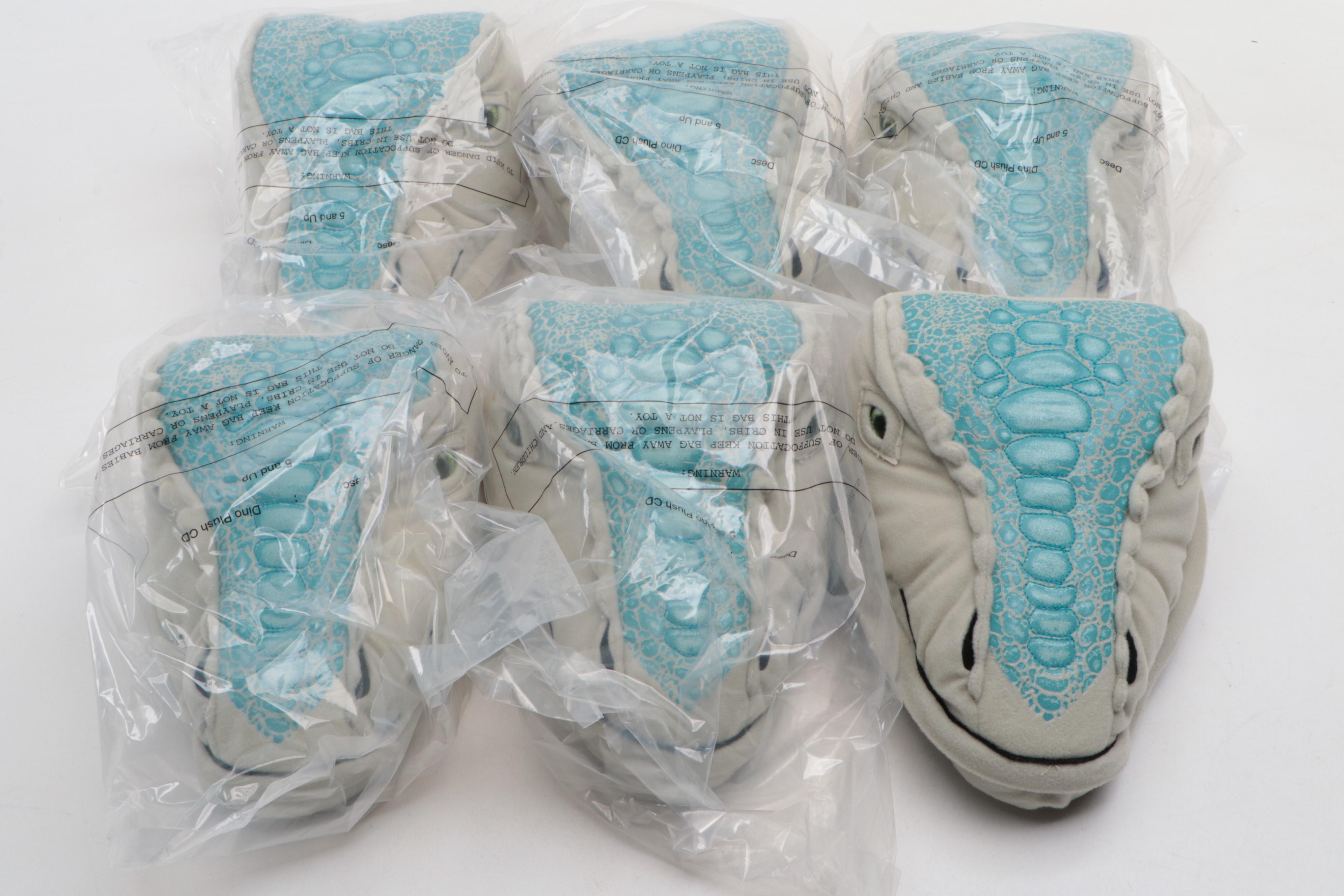 General Mills Jurassic Park Crunch Cereal With Dinosaur Plush CD Cases