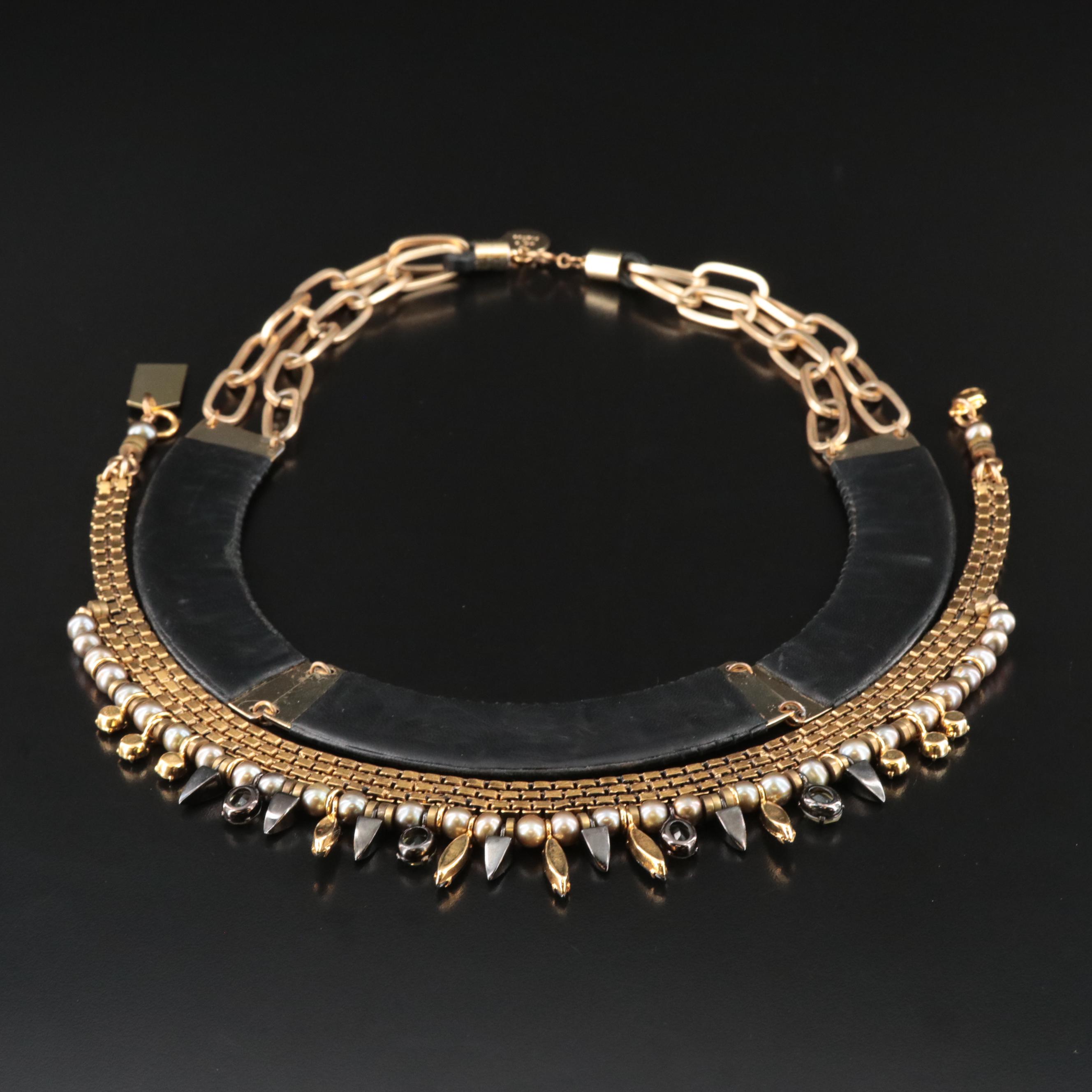 Lizzie Fortunato and French Wing Paris Necklaces