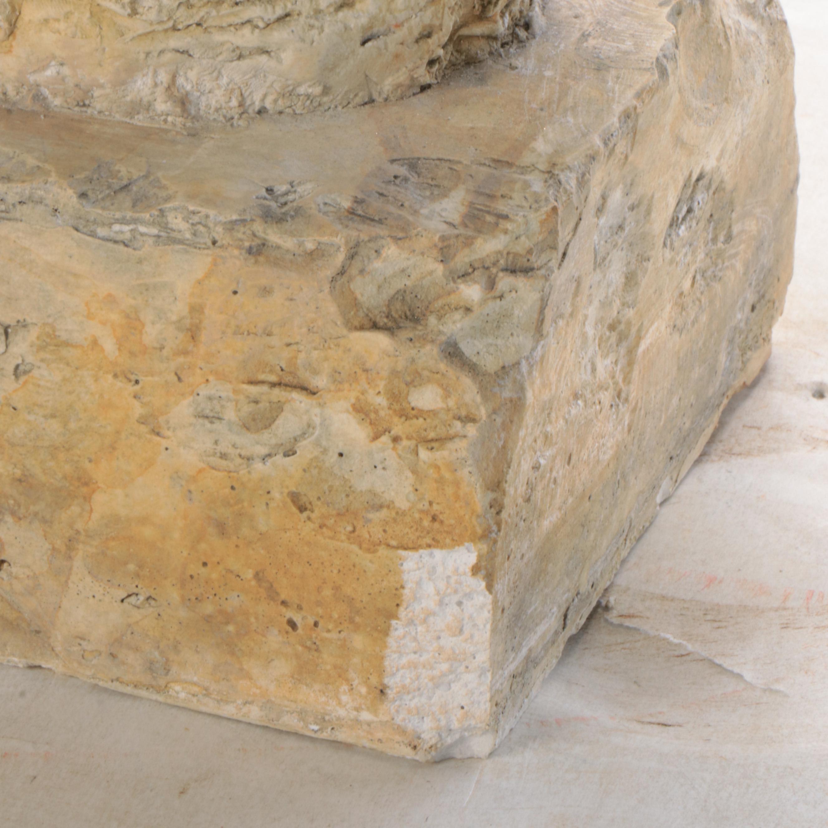 Stone Composite Replica Bust of Julius Caesar, Contemporary