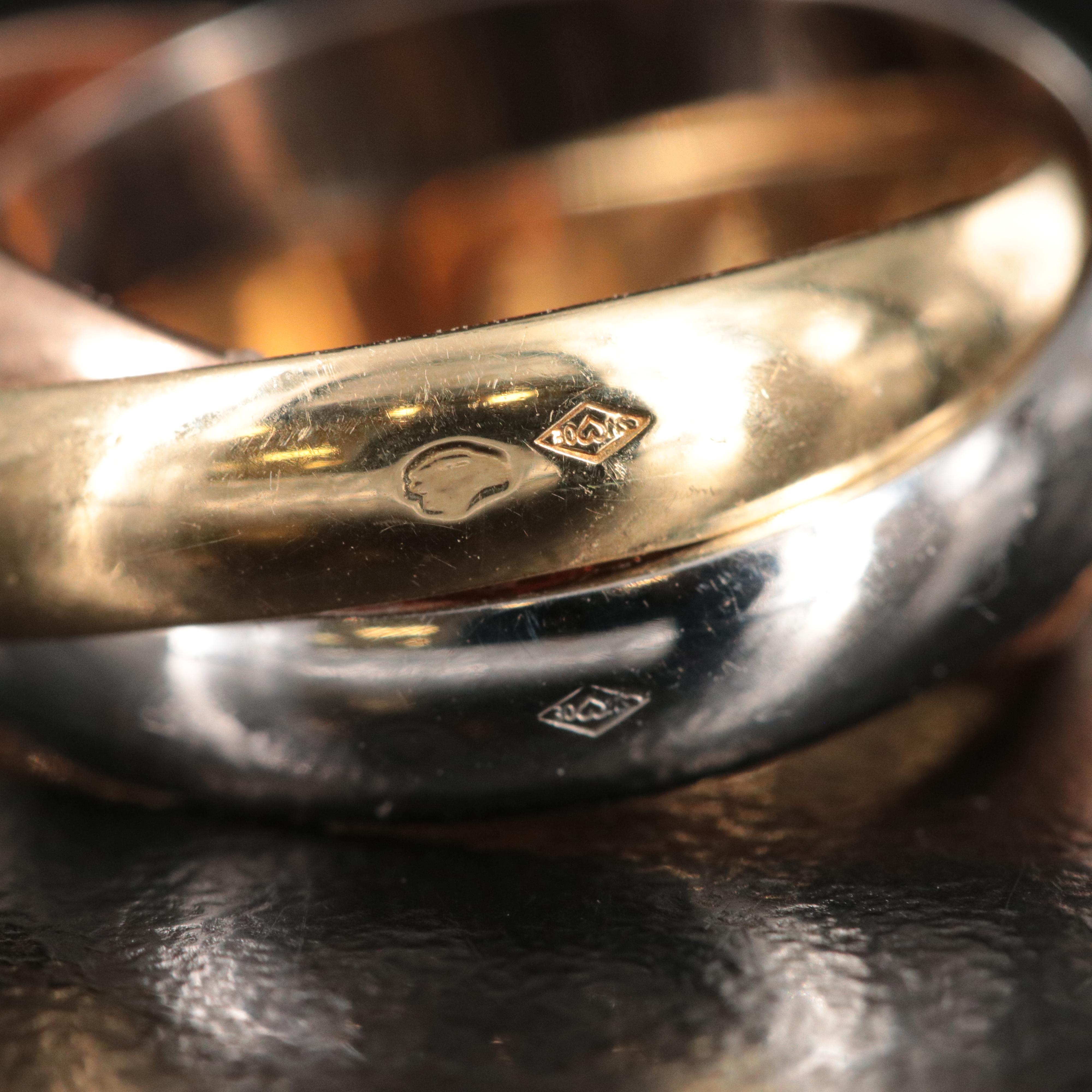 Cartier Les Must de Cartier Trinity 18K Tri-Color Ring