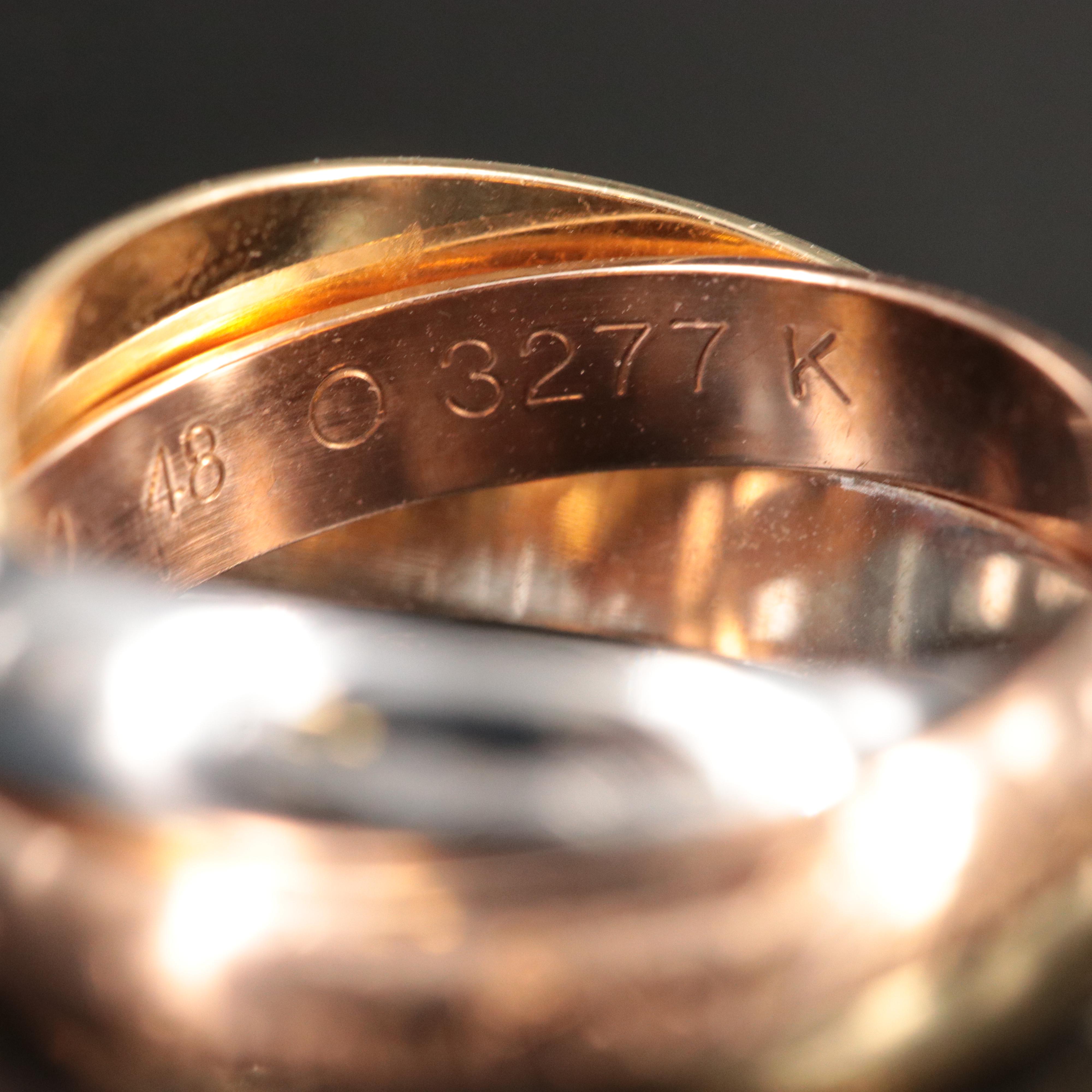 Cartier Les Must de Cartier Trinity 18K Tri-Color Ring