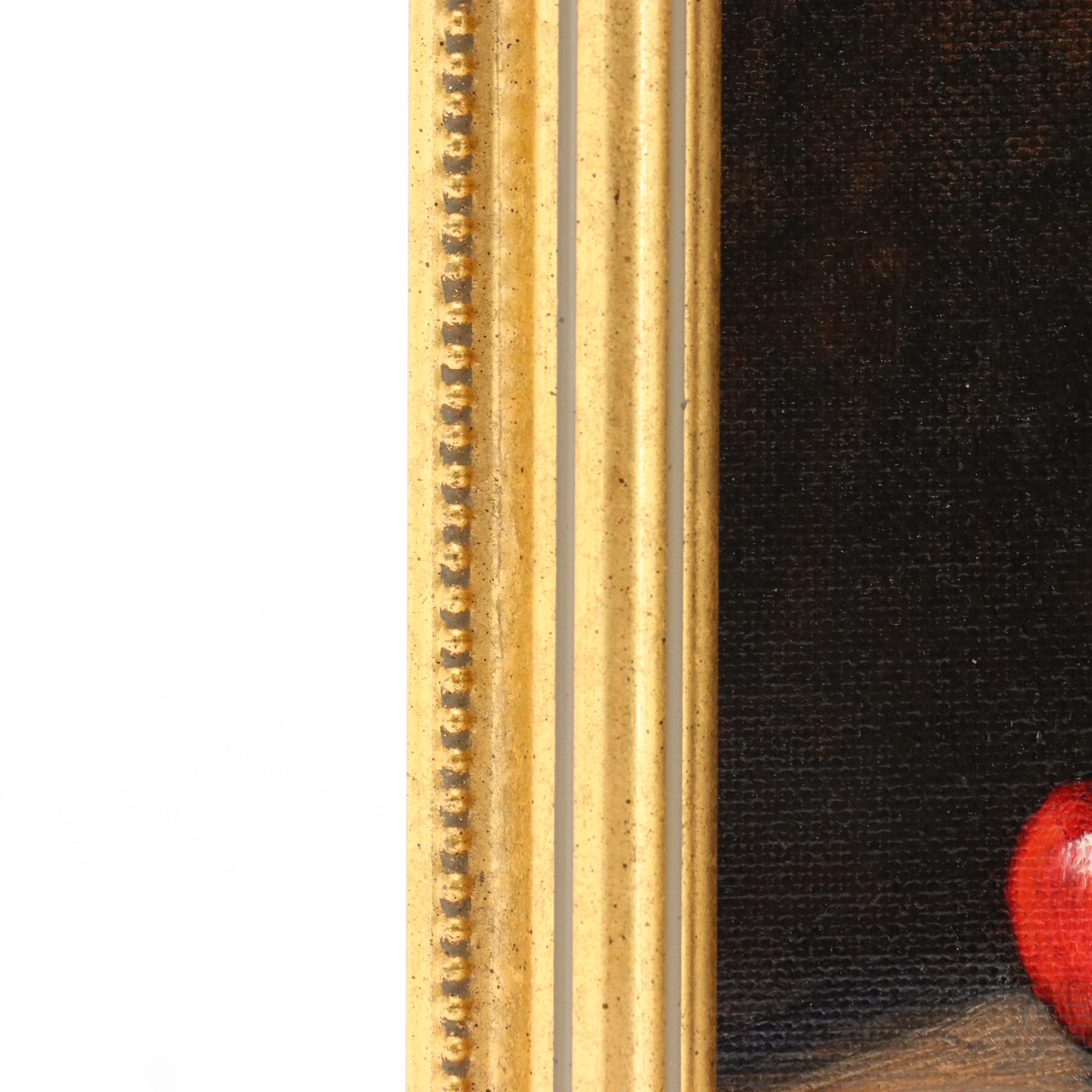 Houra Alghizzi Still Life Oil Painting "Red Cherry," 2024
