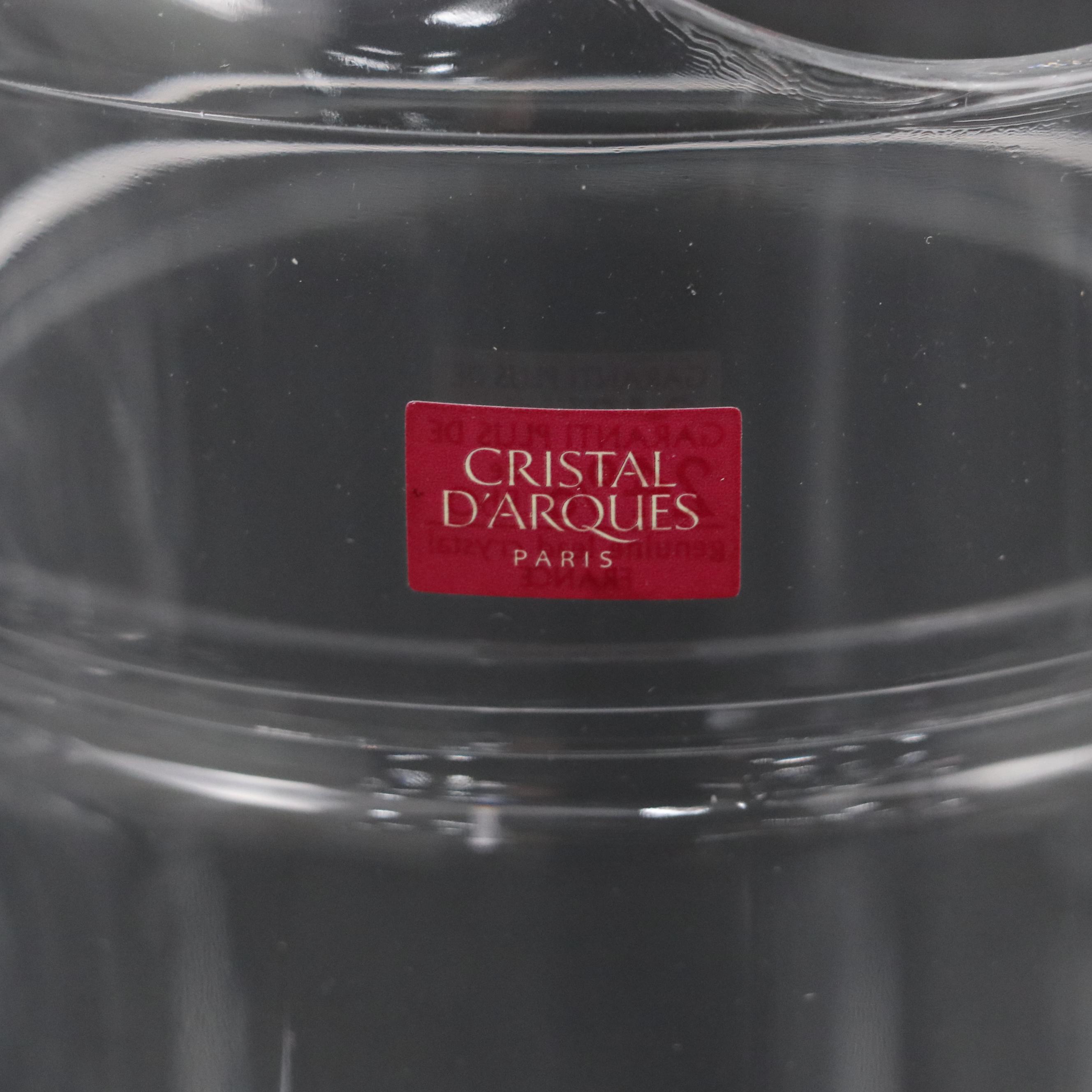 Cristal D'Arques French Crystal "Longchamps" Tableware and Other Decanter