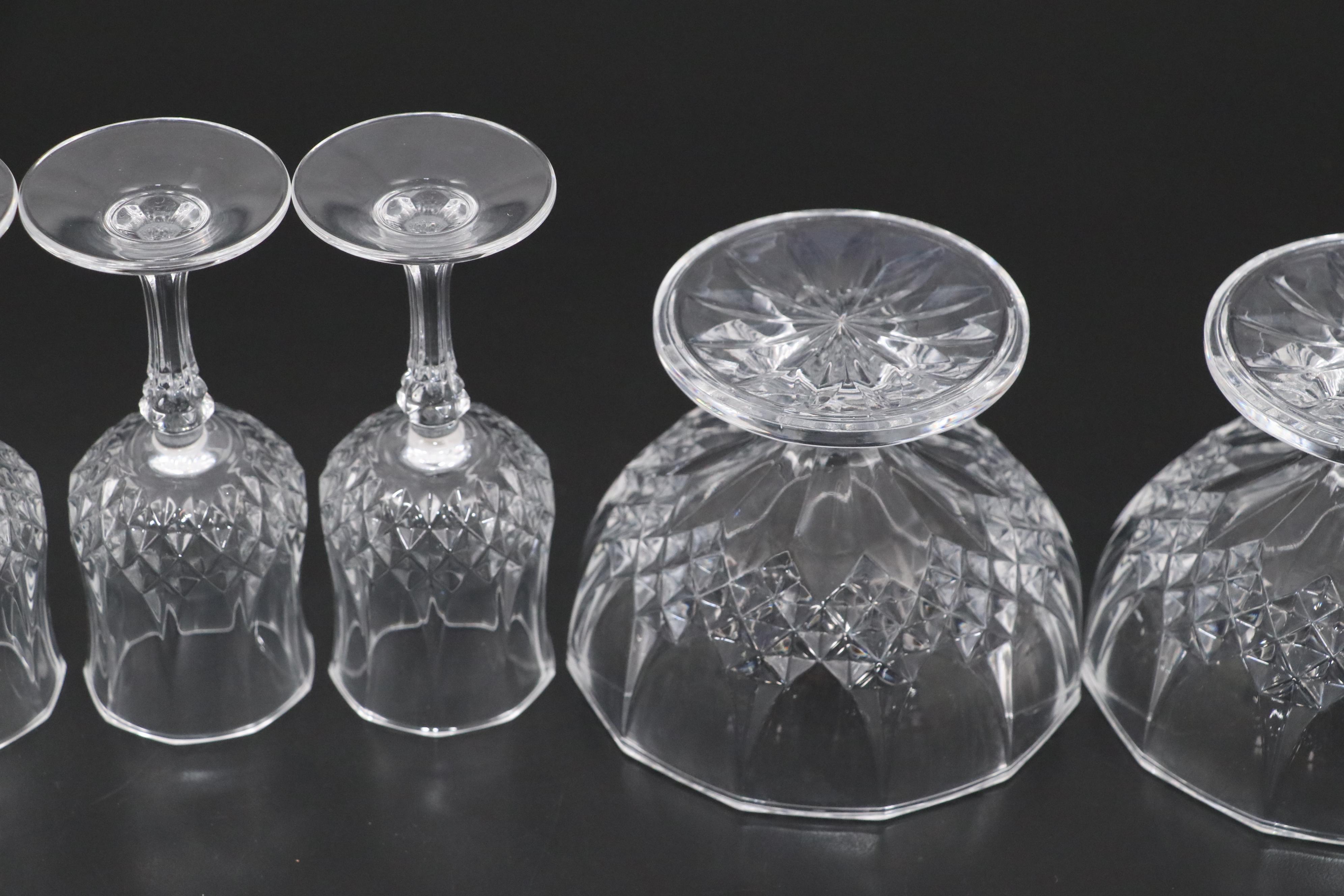 Cristal D'Arques French Crystal "Longchamps" Tableware and Other Decanter
