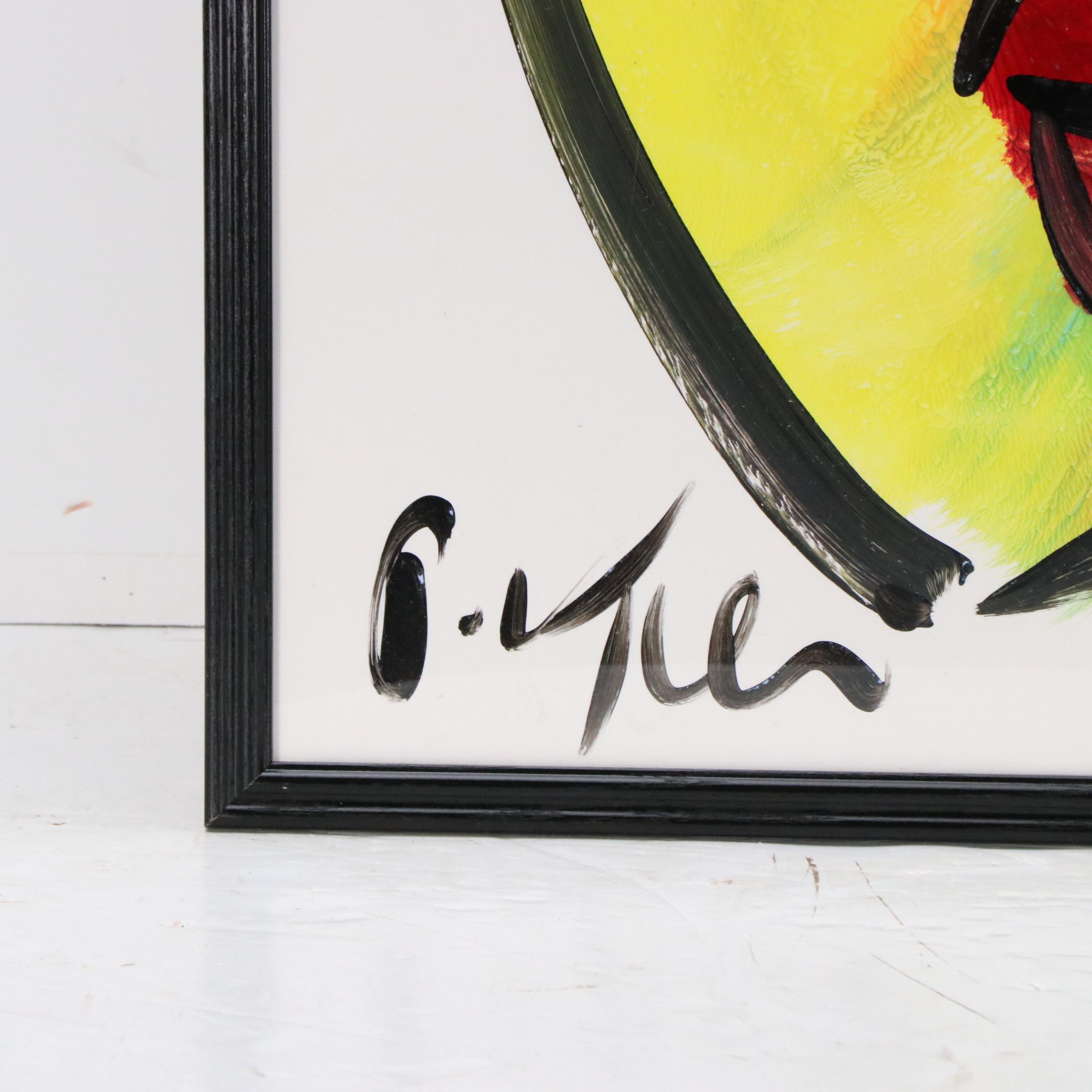 Peter Robert Keil Stylized Acrylic Portrait