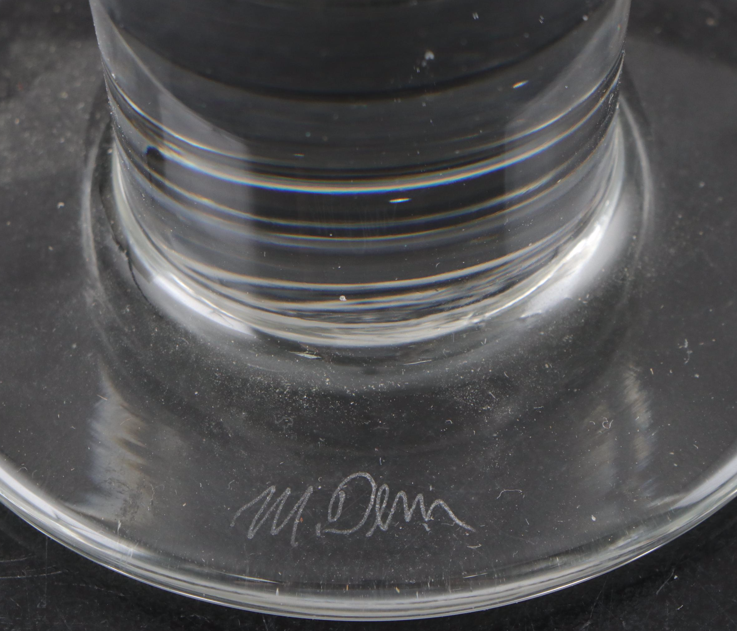 Villeroy & Boch Sauce Glass Boats with Etched Glass Flute and Vase