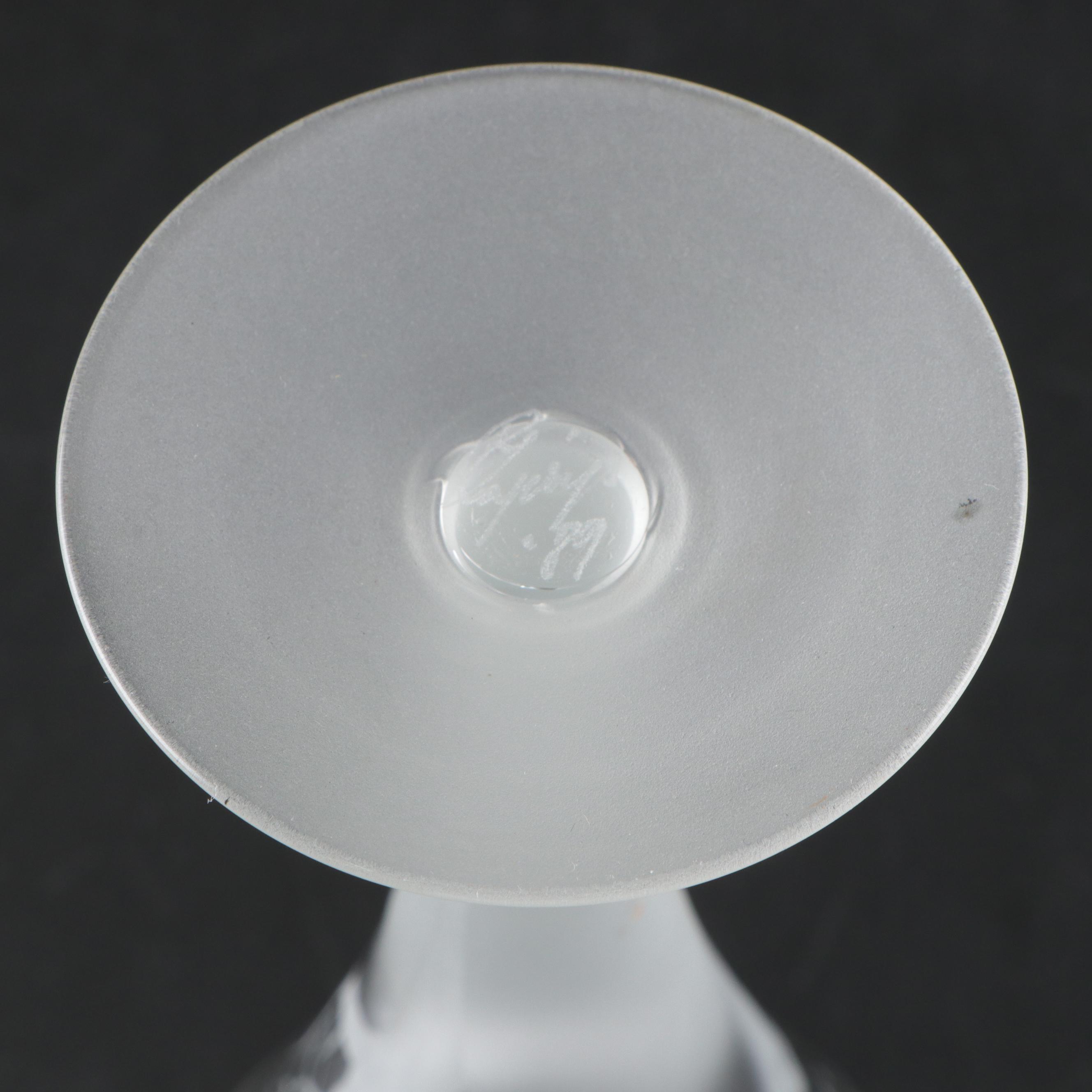 Villeroy & Boch Sauce Glass Boats with Etched Glass Flute and Vase