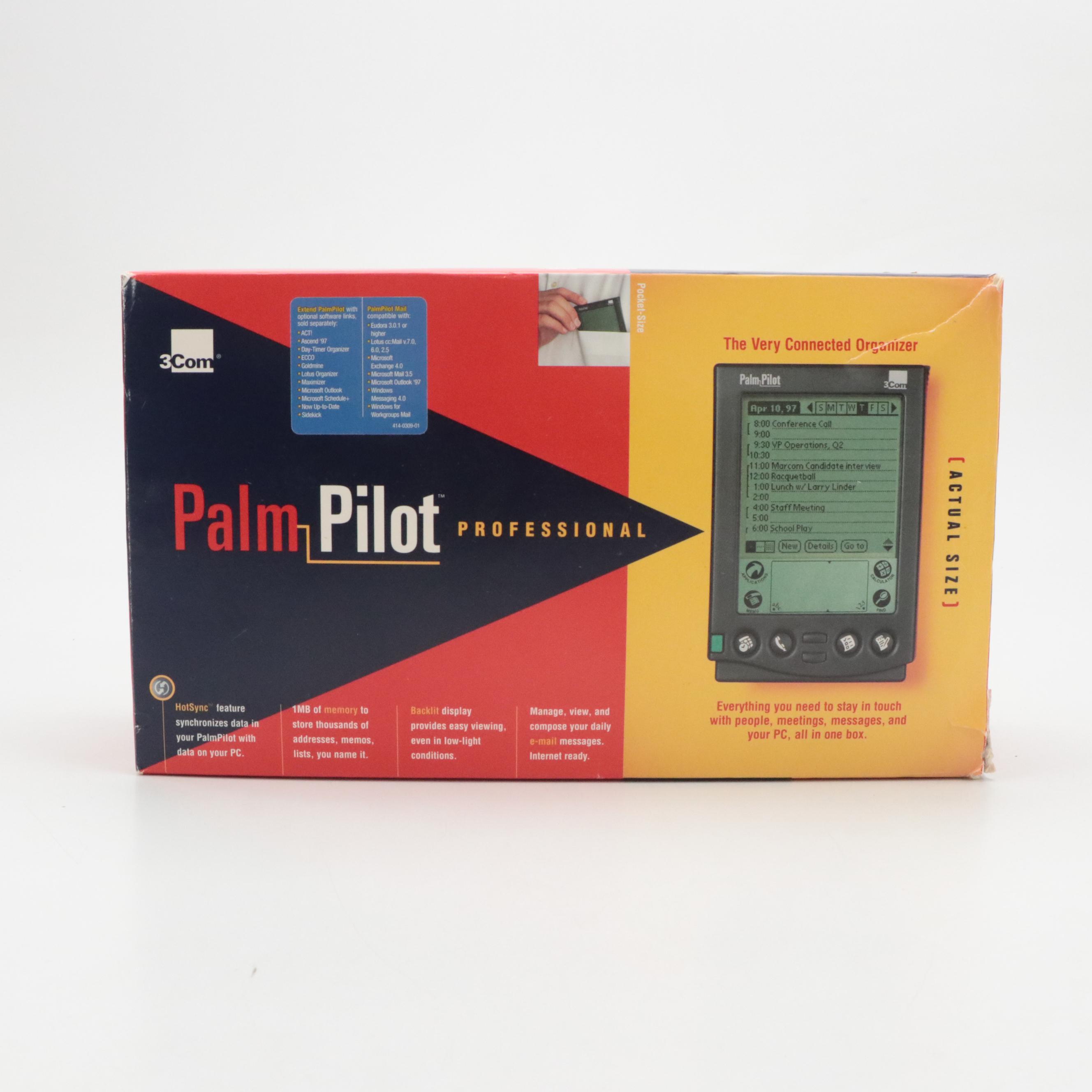 Norwood Micro 5" Black & White TV, Palm Pilot with Original Paperwork, More