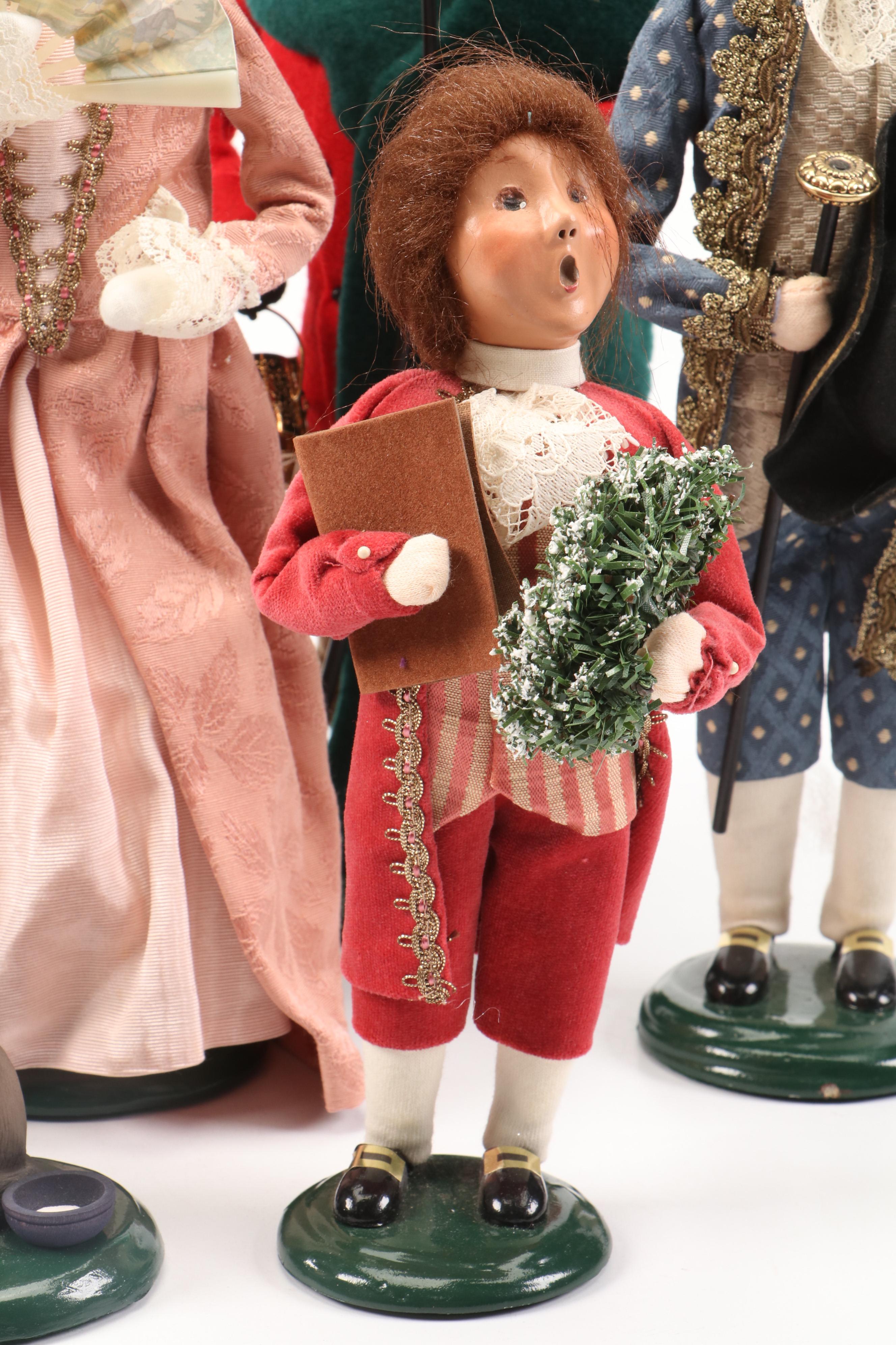 Byers' Choice "Williamsburg" and "The Carolers" Ceramic Figurines with More