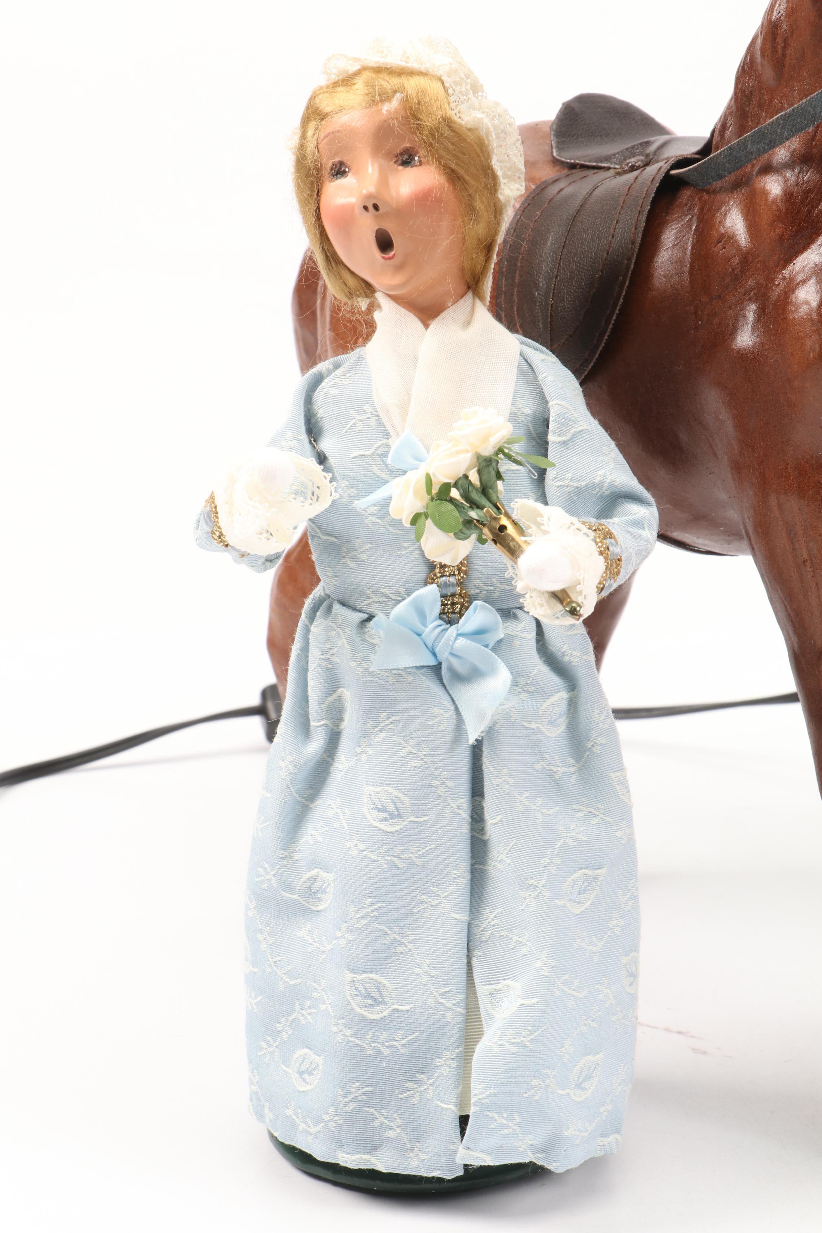 Byers' Choice "Williamsburg" and "The Carolers" Ceramic Figurines with More