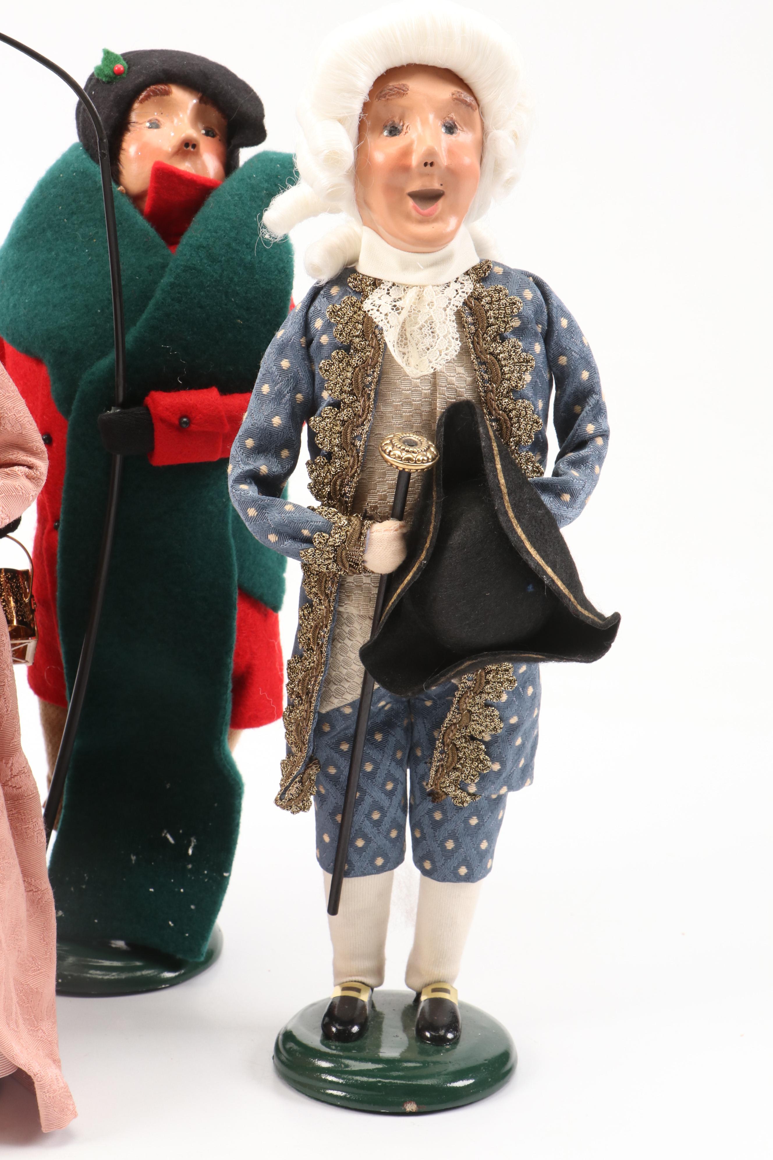 Byers' Choice "Williamsburg" and "The Carolers" Ceramic Figurines with More