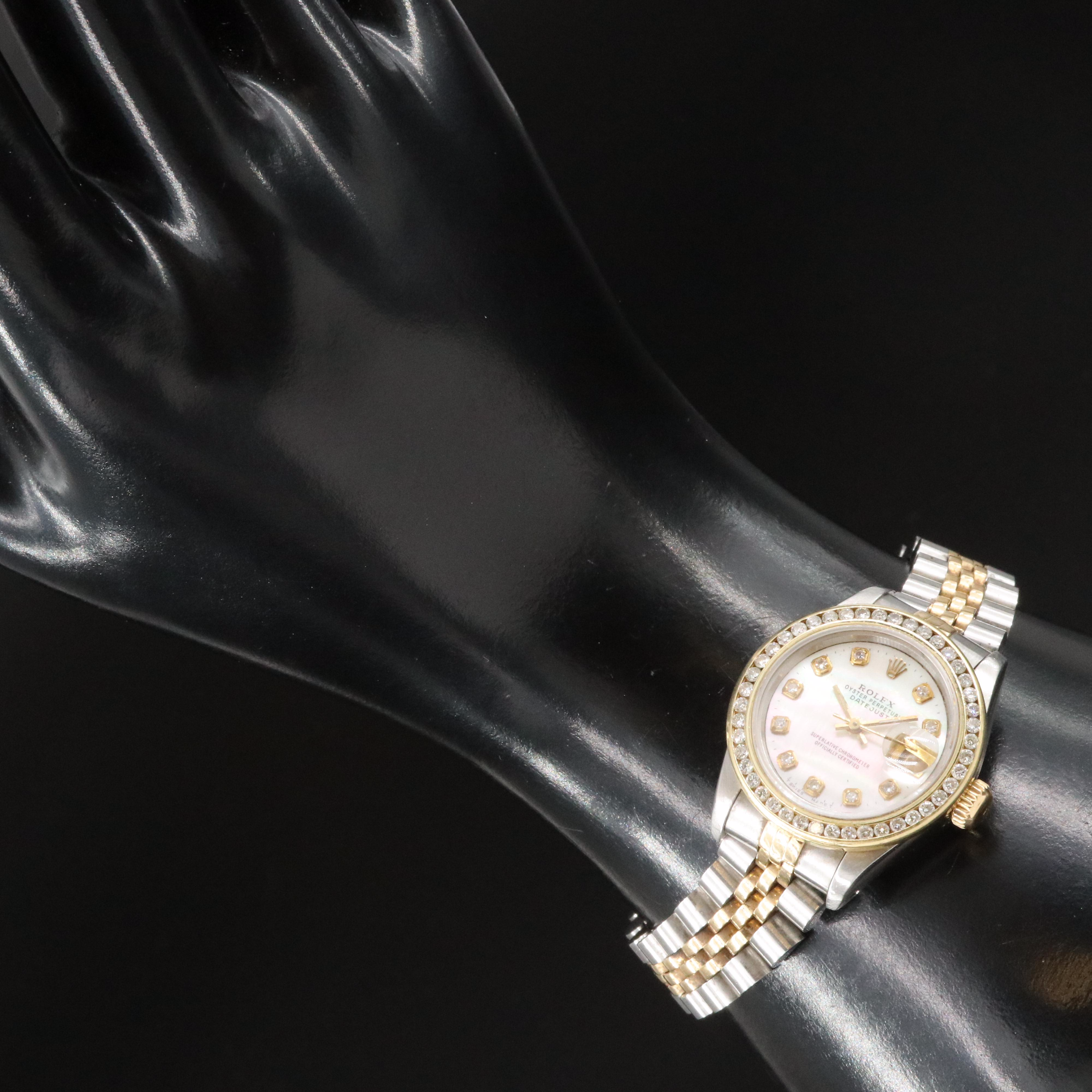 1993 - 94 Rolex Custom Diamond Dial and Bezel Datejust Watch