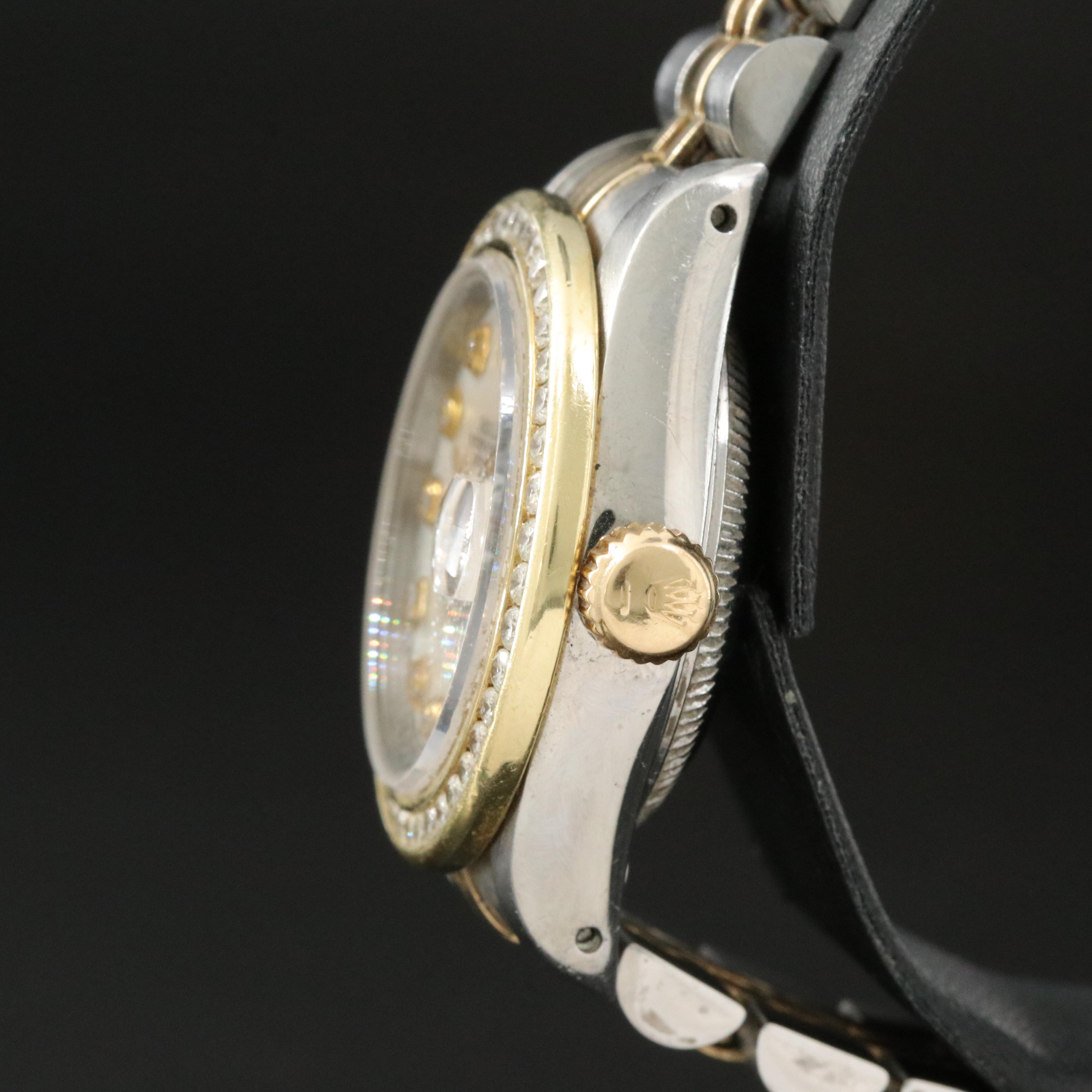 1993 - 94 Rolex Custom Diamond Dial and Bezel Datejust Watch