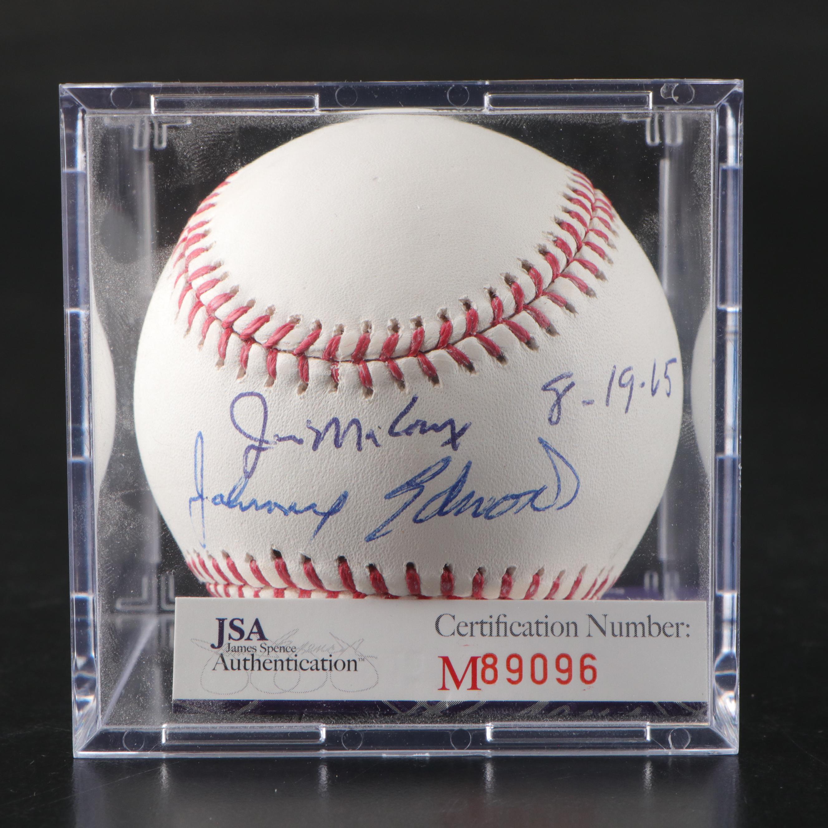 Tony Perez, Marty Brennaman, Joe Nuxhall, and More Signed Rawlings Baseballs