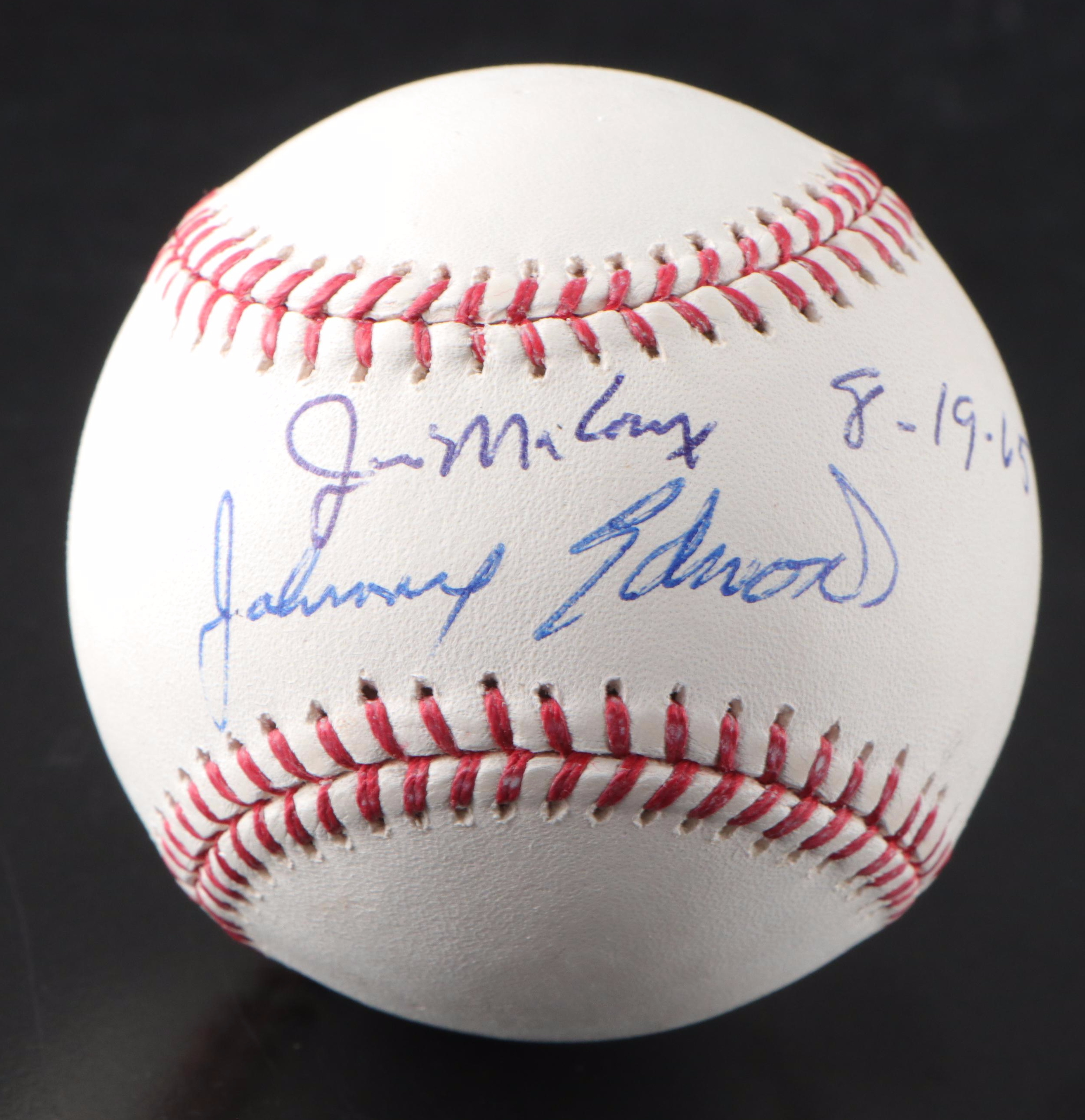 Tony Perez, Marty Brennaman, Joe Nuxhall, and More Signed Rawlings Baseballs