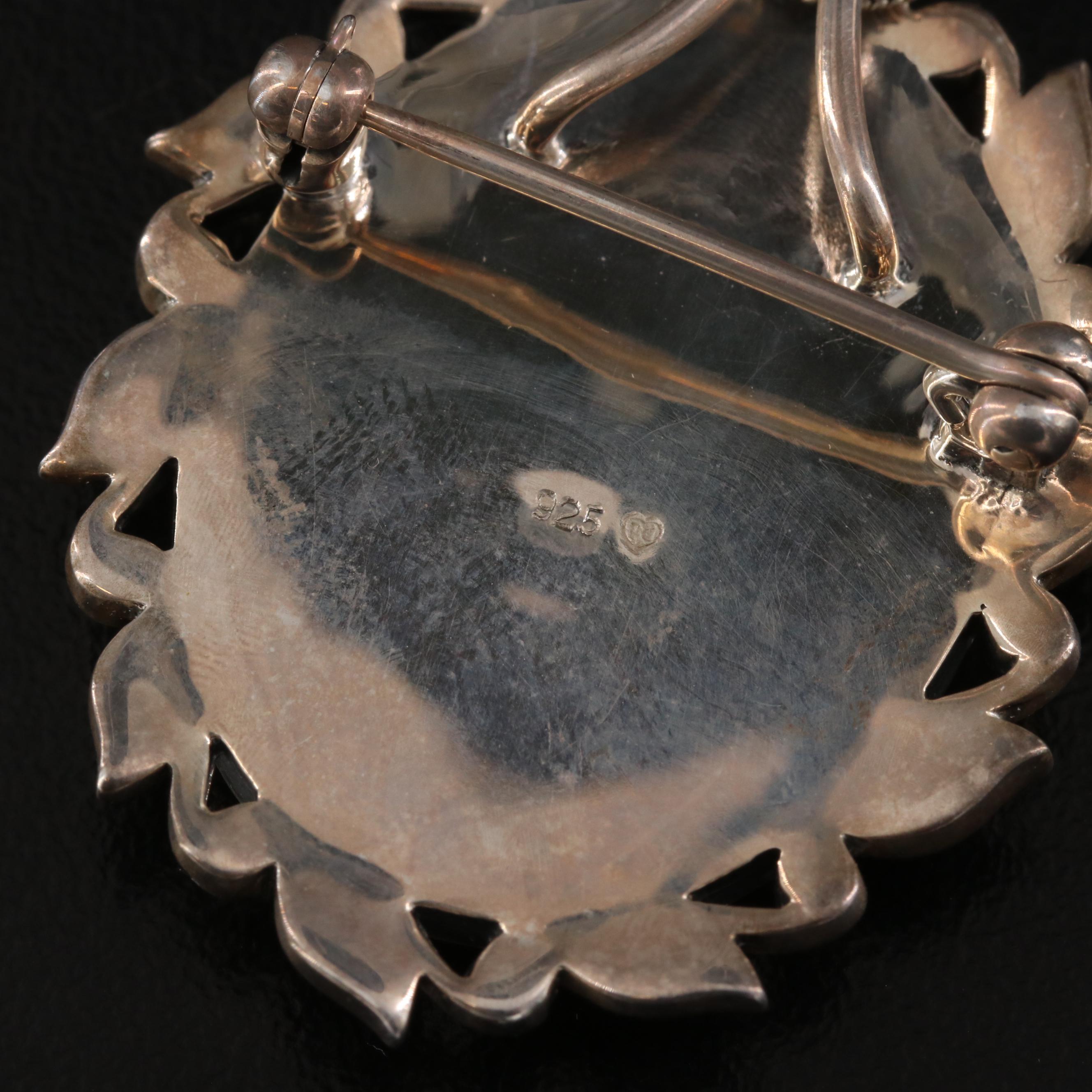 Sterling Cameo Converter Pendant Necklace Featured in Jewelry Collection