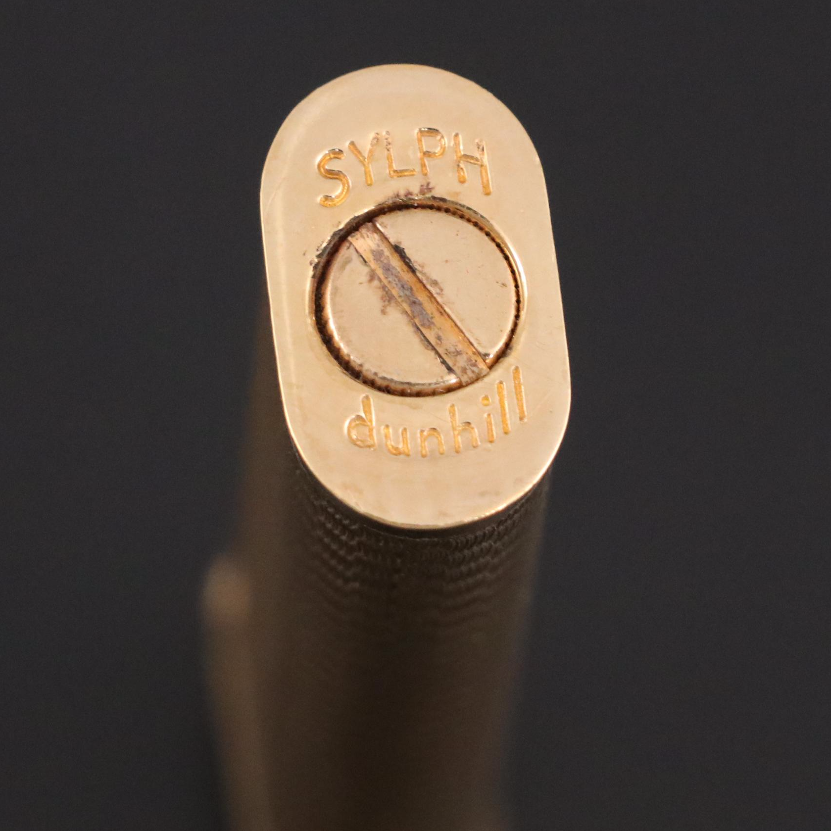 Dunhill "Sylph" Engine Turned Plate Lighter, Mid to Late 20th C.