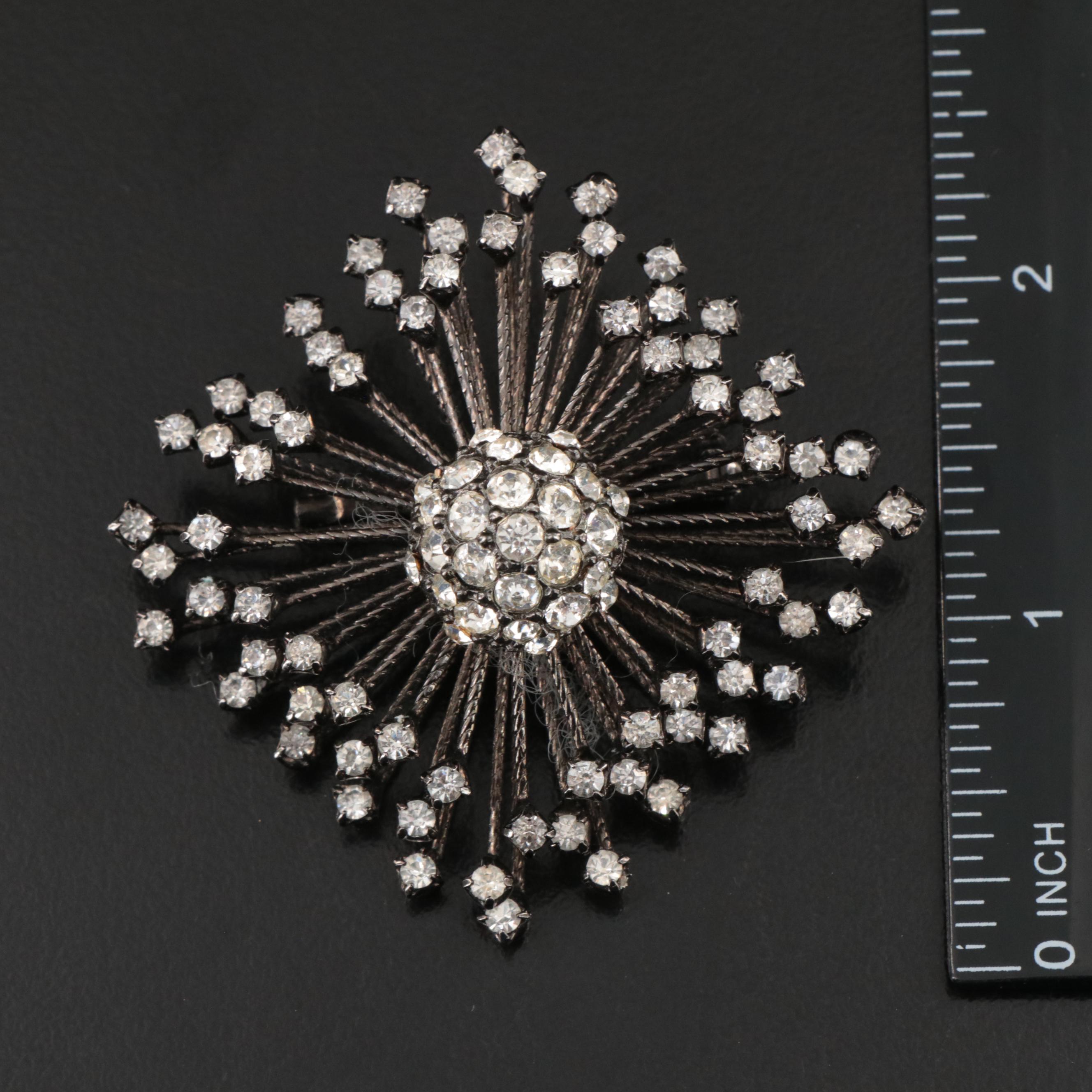 Vintage Rhinestone Jewelry Collection Featuring Weiss, B. David and Fenche