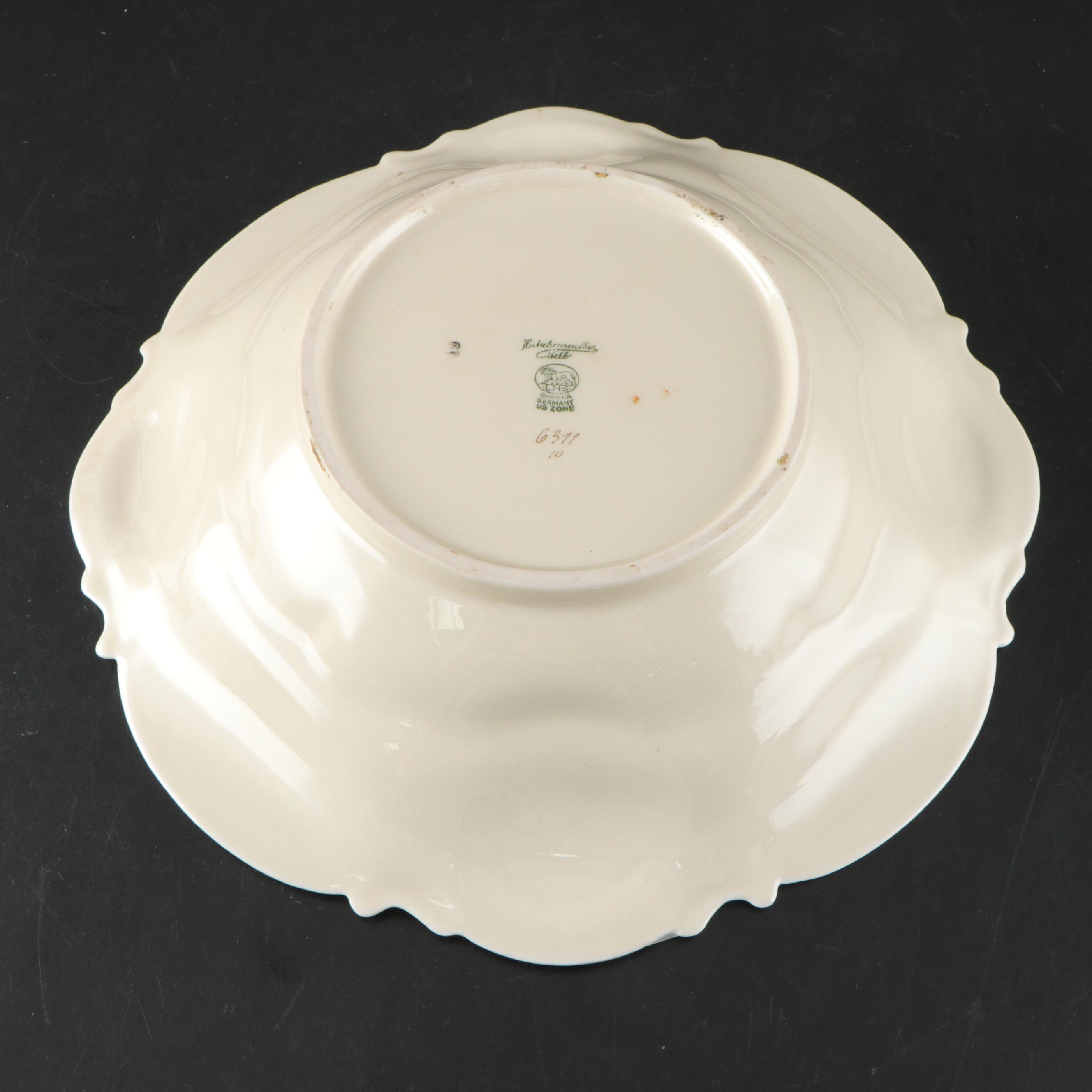 Hutschenreuther "The Chrysanthemum" Dessert Set with Other Tableware