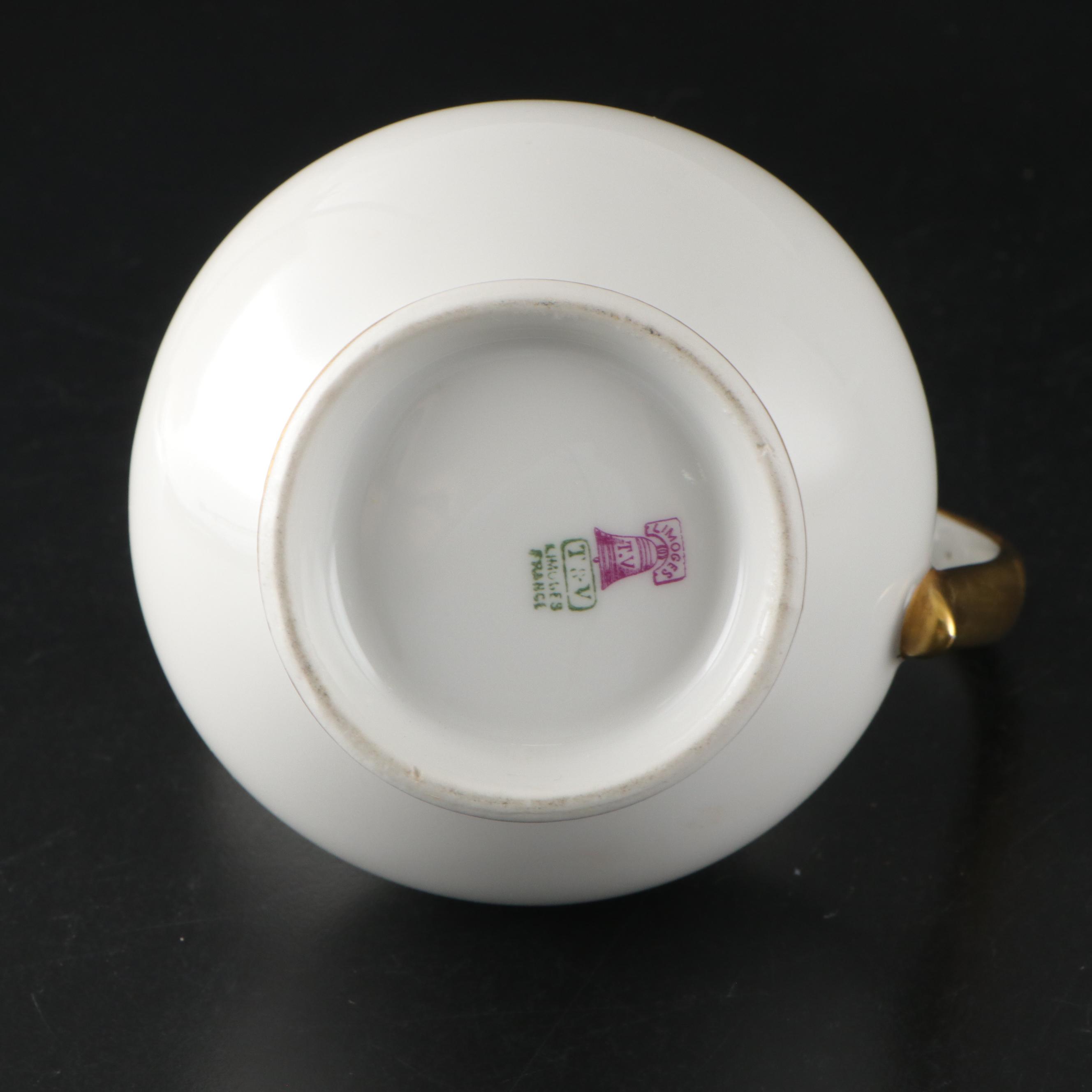 Hutschenreuther "The Chrysanthemum" Dessert Set with Other Tableware