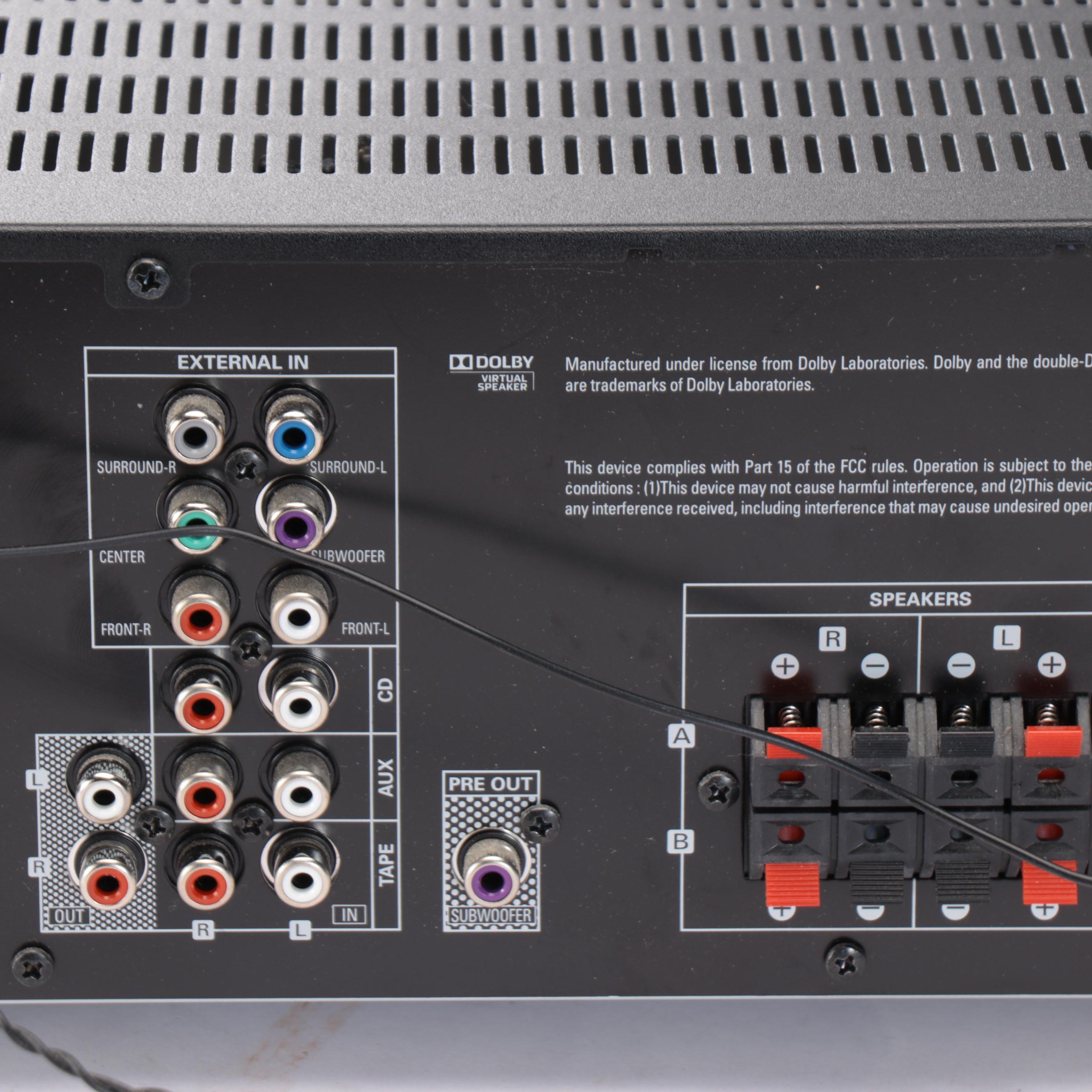 Sherwood Stereo Receiver, Technics Double Tape Deck and TEAC CD Player