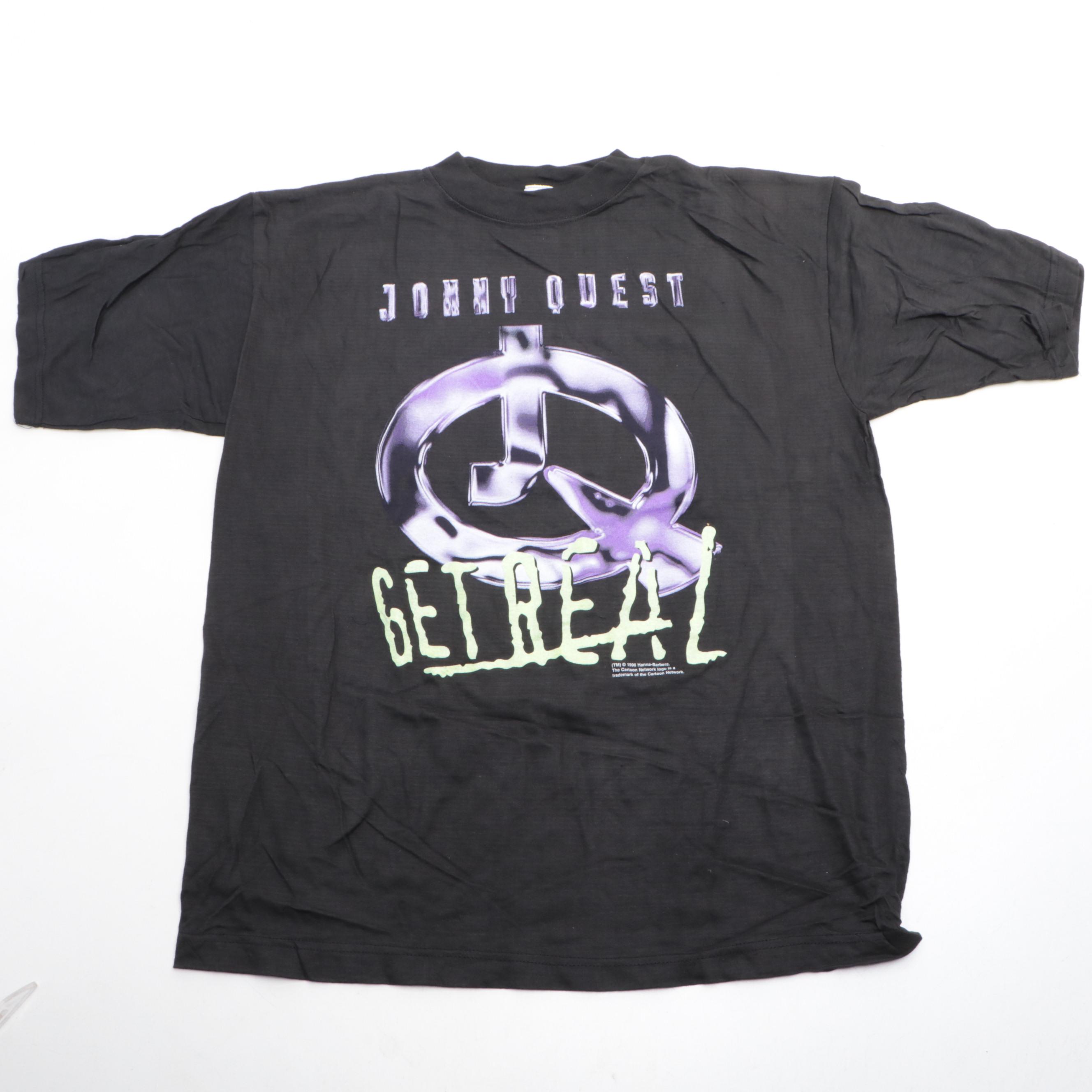Cartoon Network Jonny Quest "Get Real" T-Shirts, 1996