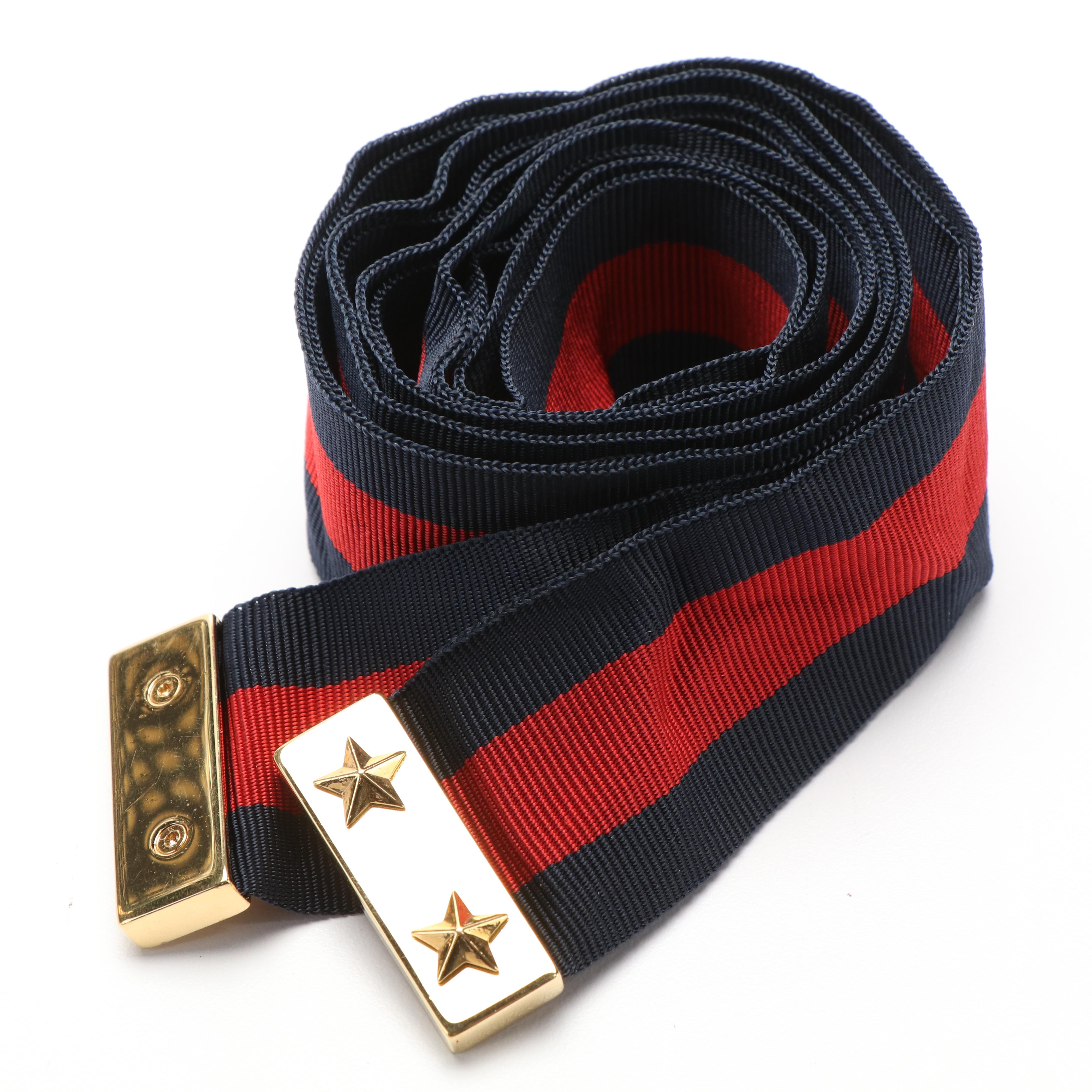 Gucci Sylvie Sherry Line Top Handle Bag in Star Print Black Leather