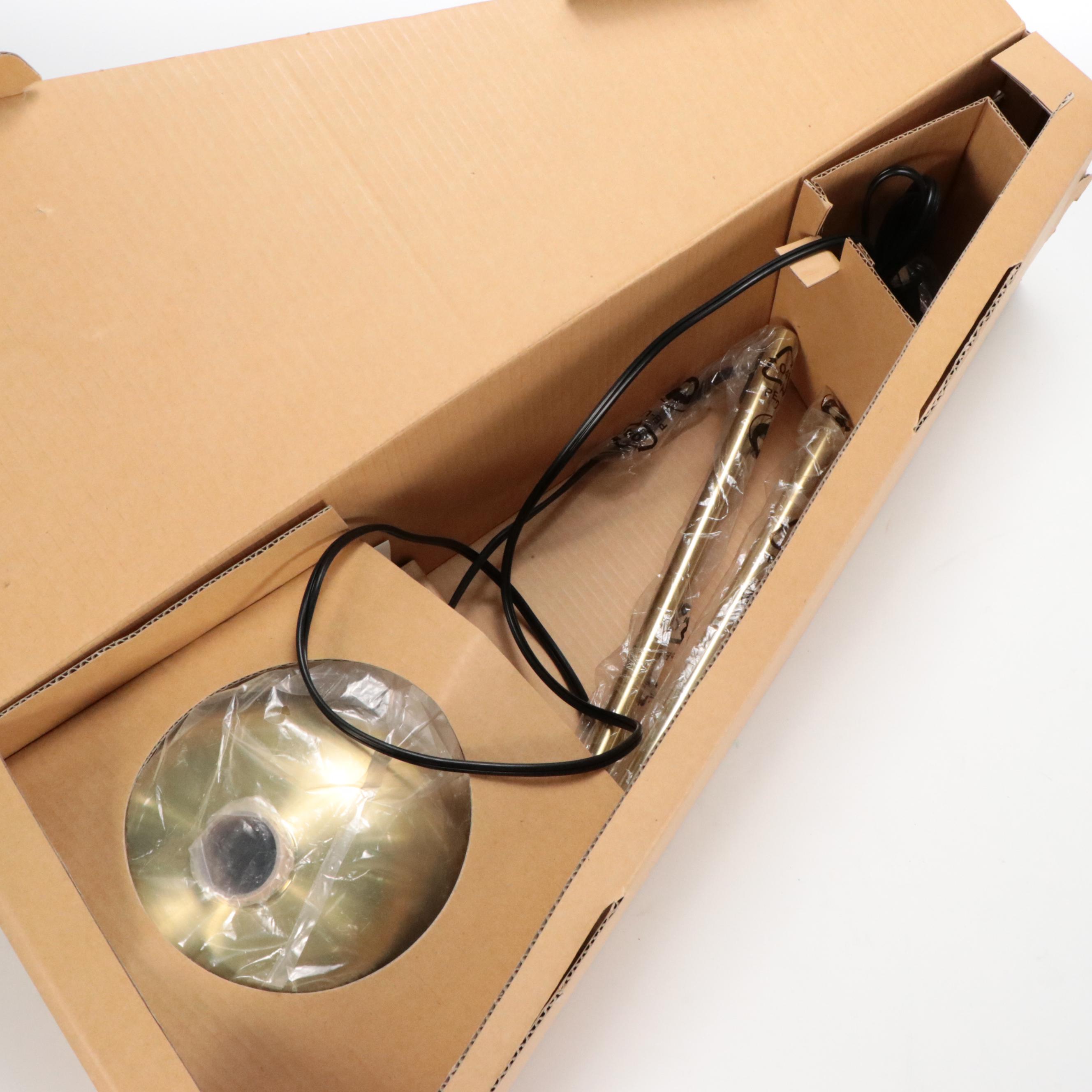 IKEA "Tollarp" Metal Table Lamp and "Ardala" Brass Table Lamps